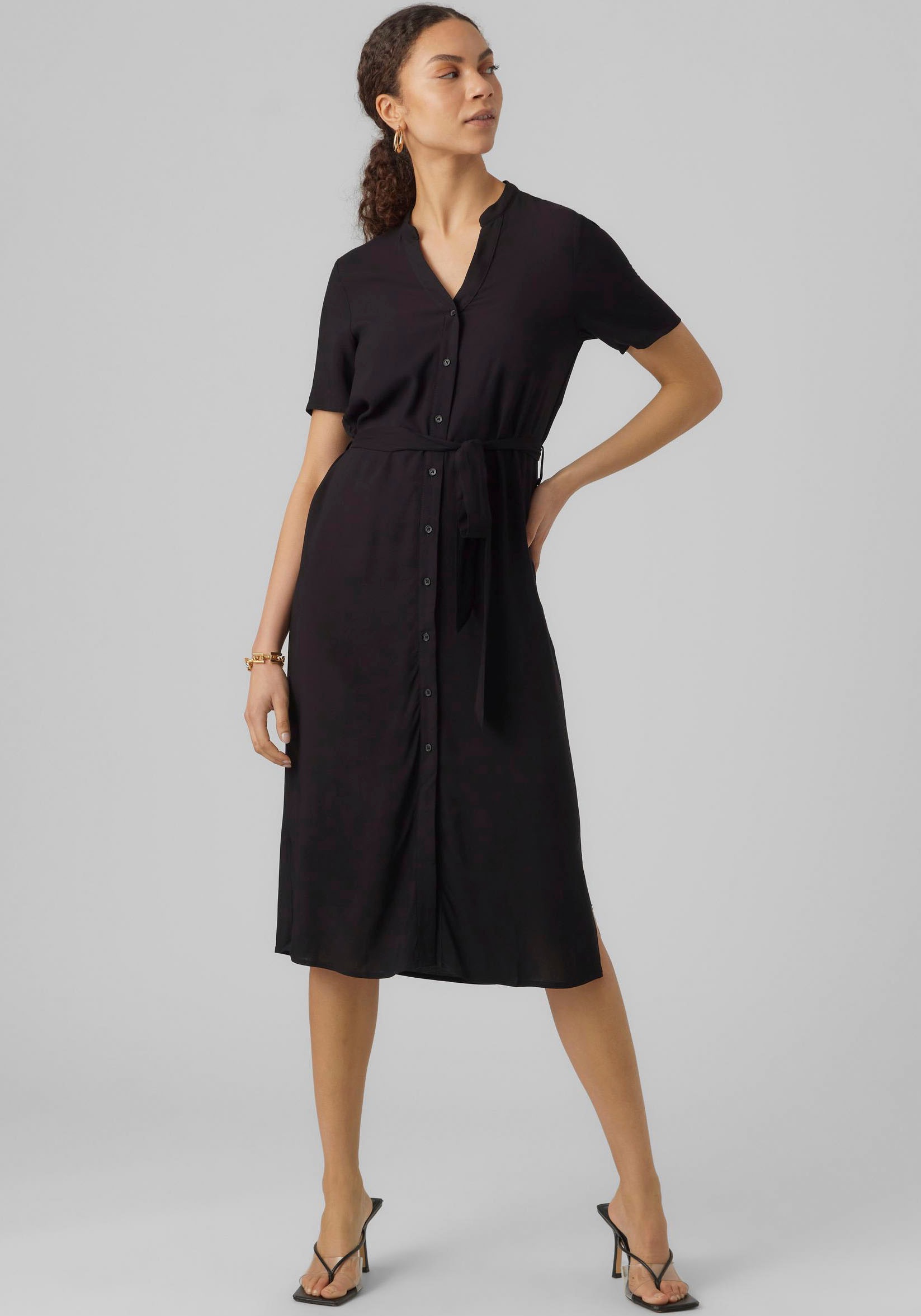 Vero Moda Sommerkleid »VMVICA S/S SHIRT DRESS GA WVN NOOS« online kaufen |  Jelmoli-Versand | Sommerkleider