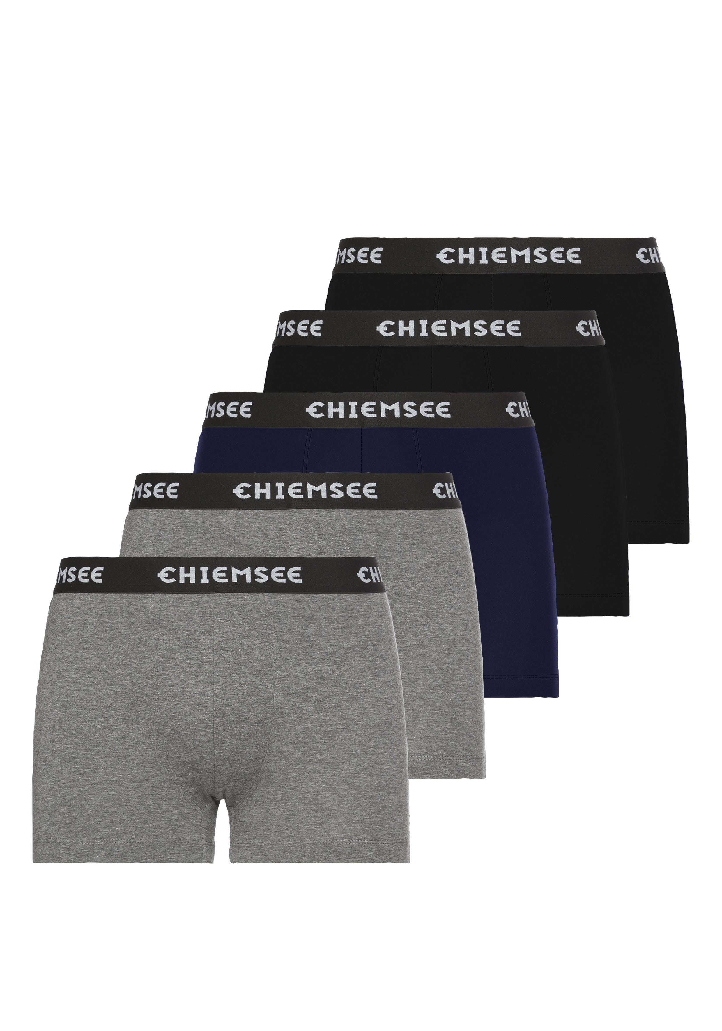 Chiemsee Boxershorts Packung, 5 Stk. tlg., mit elastischen Logobund