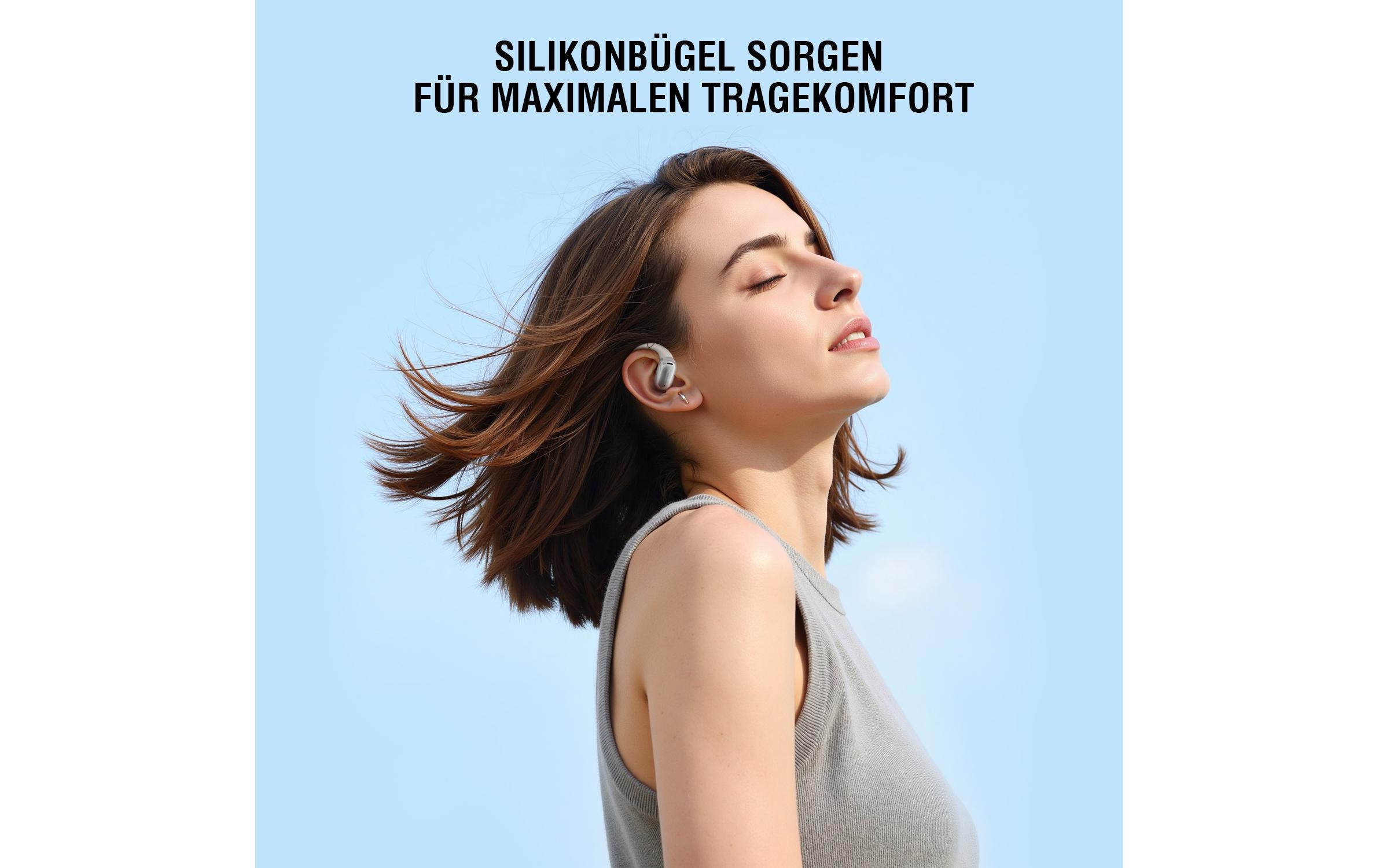4smarts Bluetooth-Kopfhörer »SkyBuds AI Screen«, Bluetooth