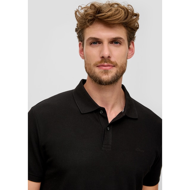 s.Oliver Poloshirt, mit dezenter Logostickerei online kaufen |  Jelmoli-Versand