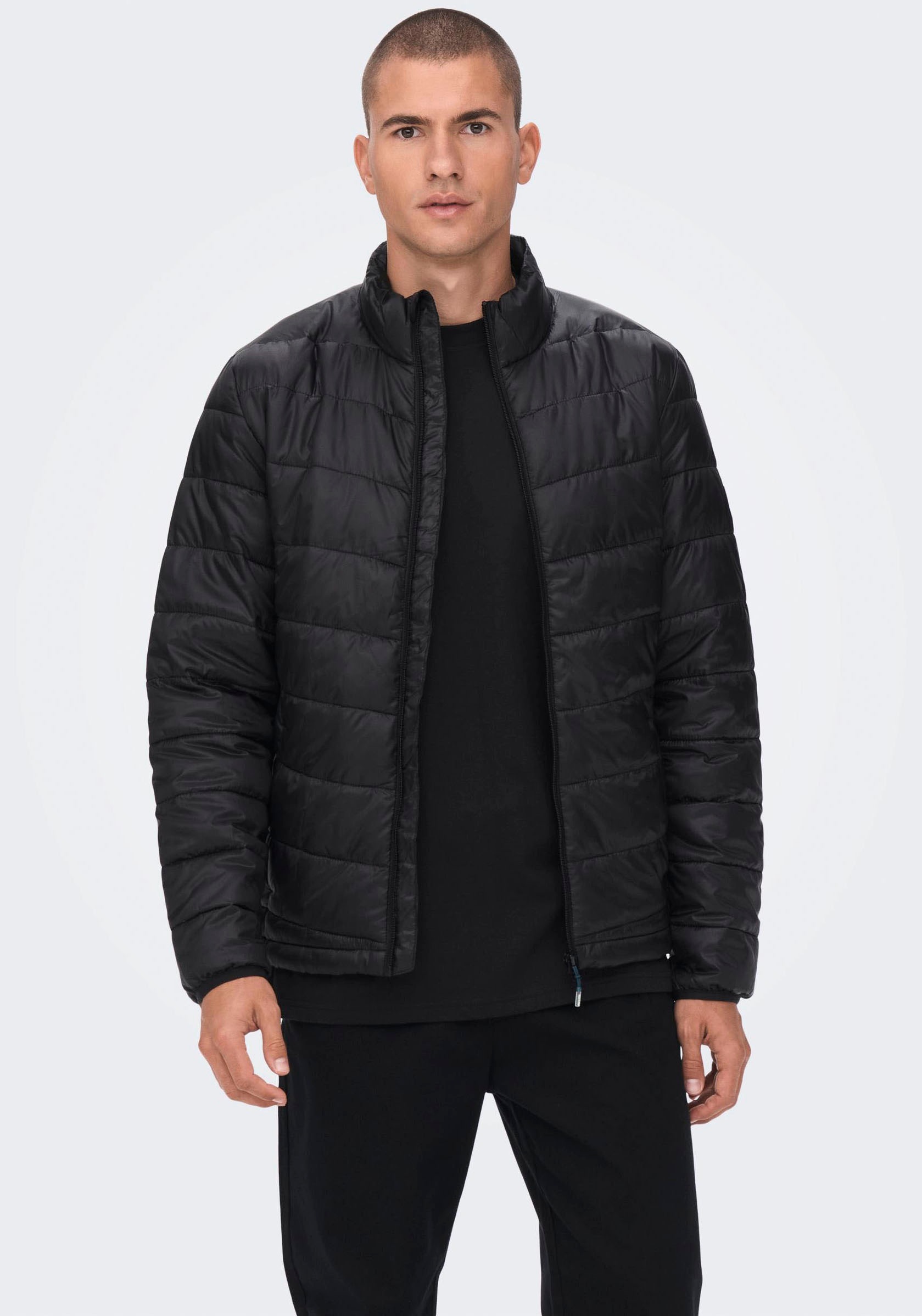 ONLY & SONS Steppjacke »ONSCARVEN QUILTED PUFFER OTW NOOS«