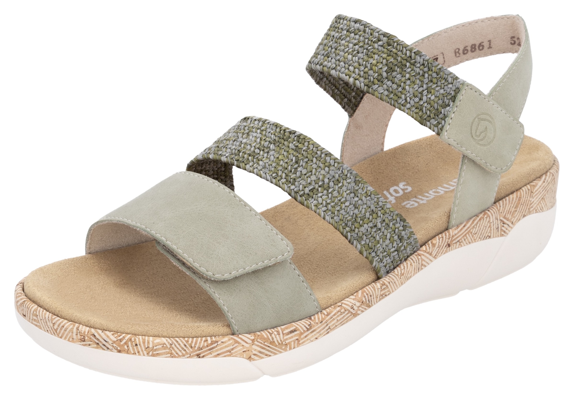 Remonte Keilsandalette Riemchensandale, Bequemschuh, Sommerschuh mit Soft-Fussbett