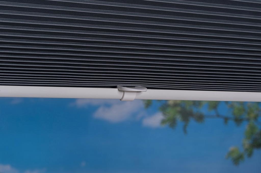 K-HOME Doppelplissee »Prato«, verdunkelnd, energiesparend, ohne Bohren, in Führungsschienen, Tageslicht + Verdunklungsstoff
