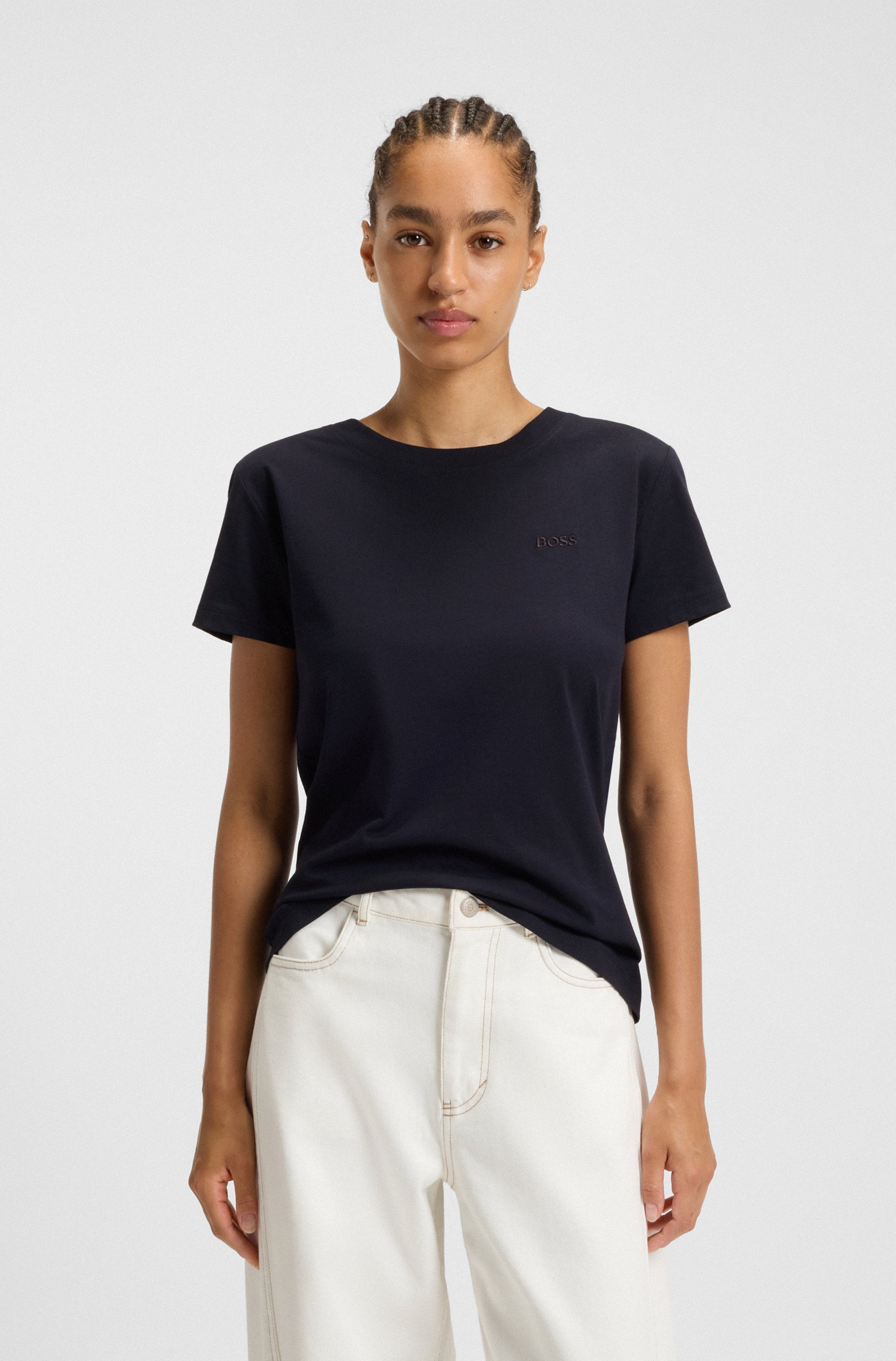 BOSS ORANGE T-Shirt »Esogo Premium Damenmode« mit Logo