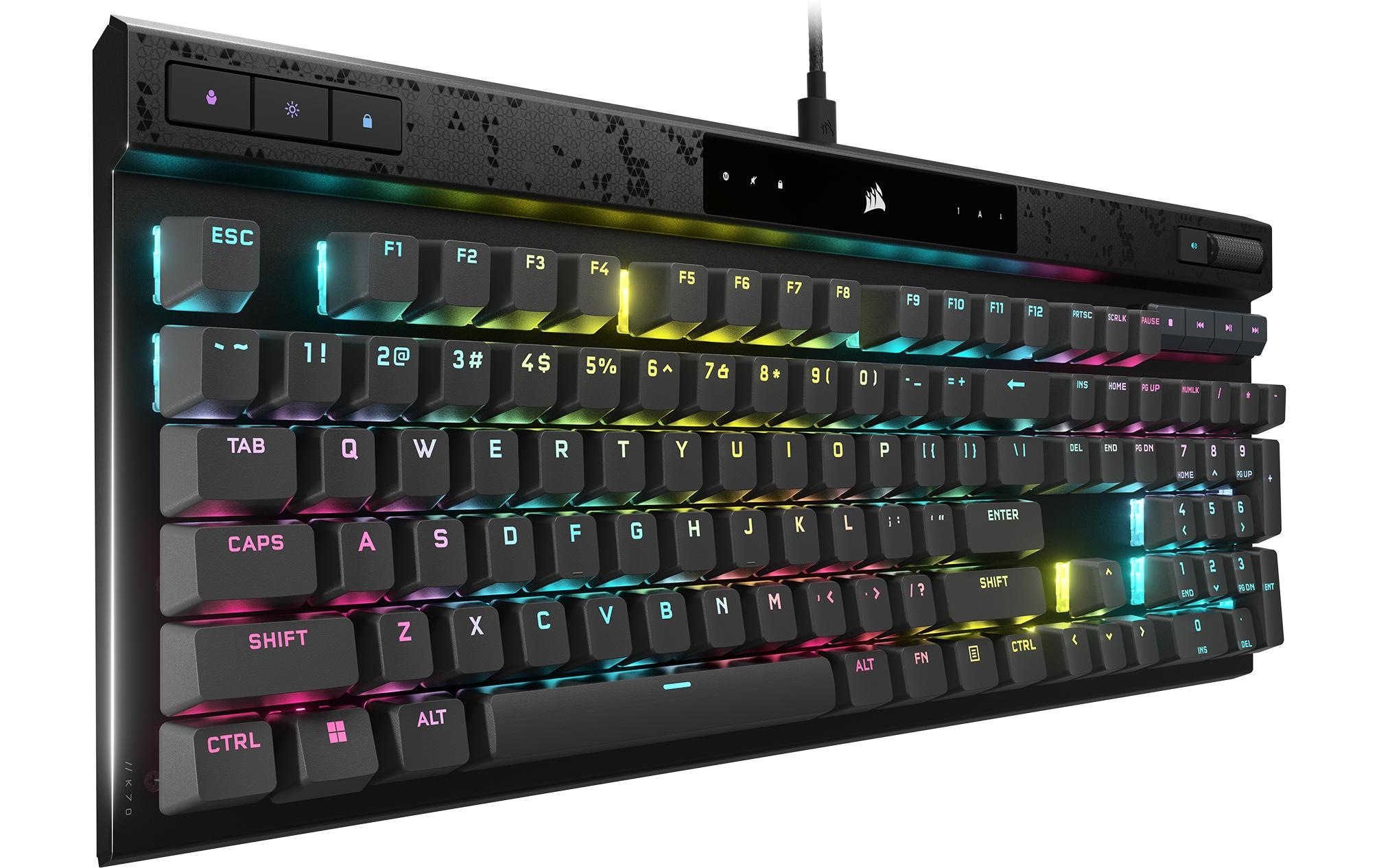 Corsair Gaming-Tastatur »K70 MAX RGB«, (Ziffernblock)