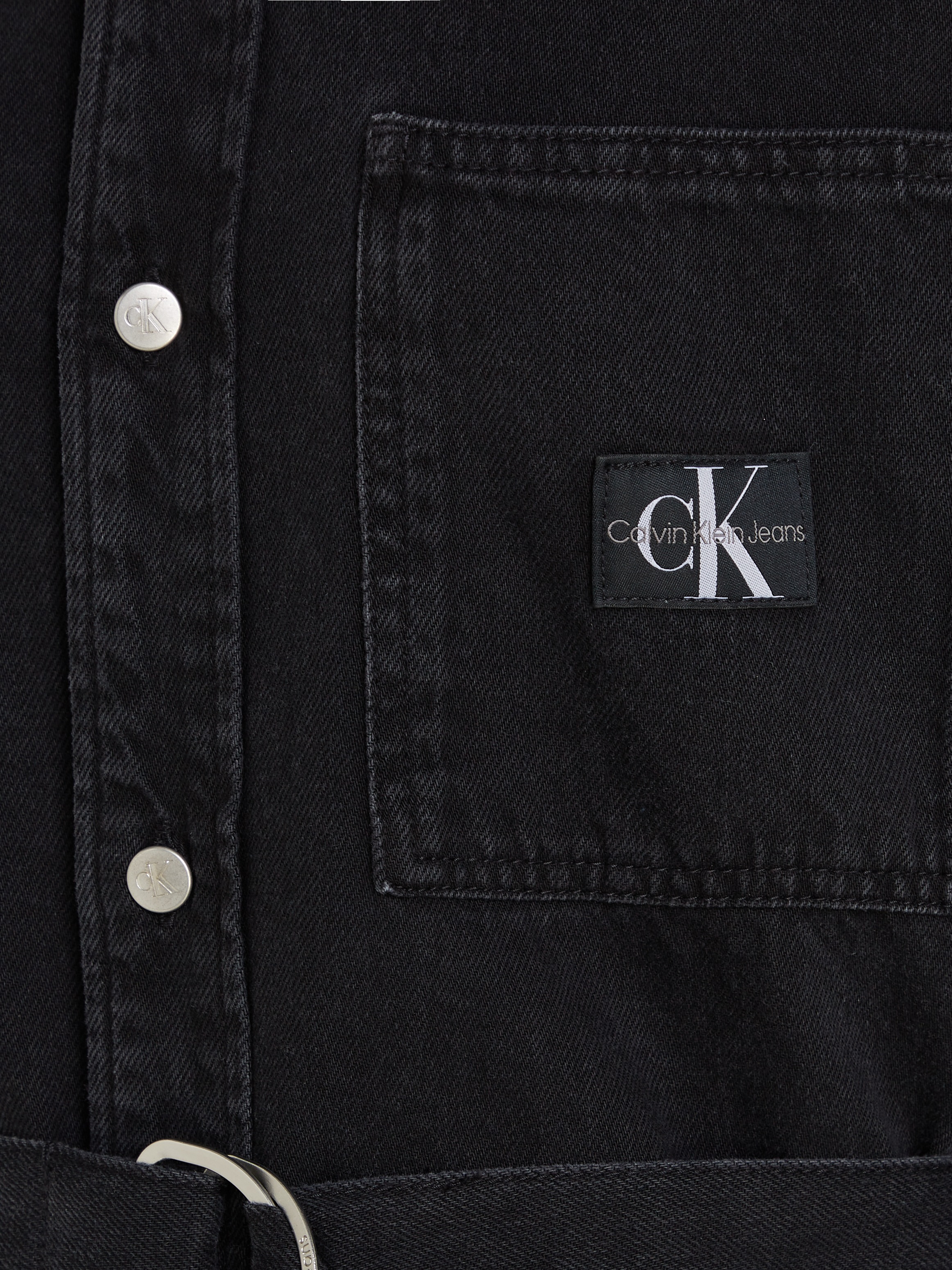 Calvin Klein Jeans Jeanskleid SHIRT »BELTED kaufen UTILITY DRESS« DENIM Schweiz online Jelmoli-Versand bei