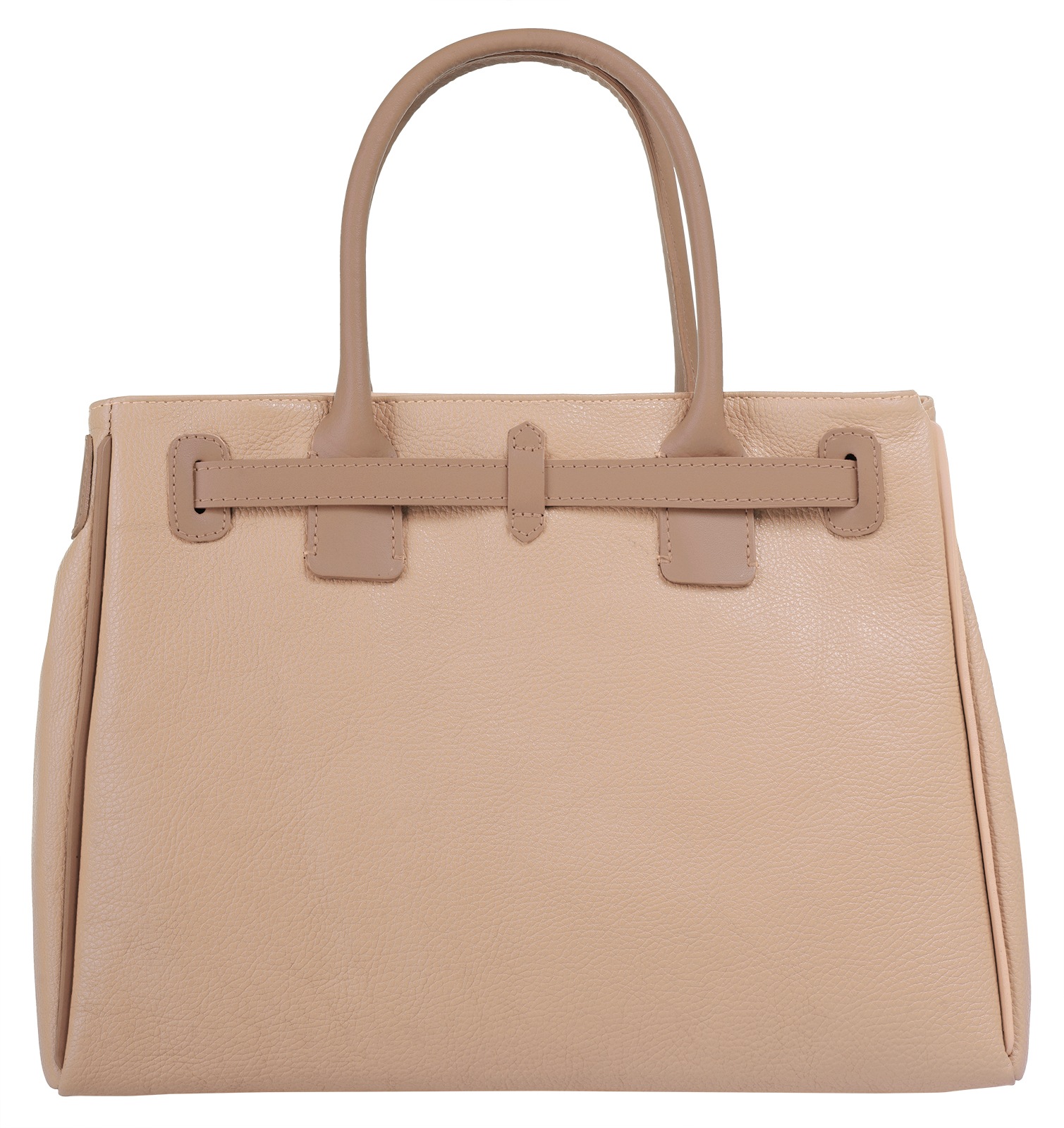 Cluty Henkeltasche, echt Leder, Made in Italy