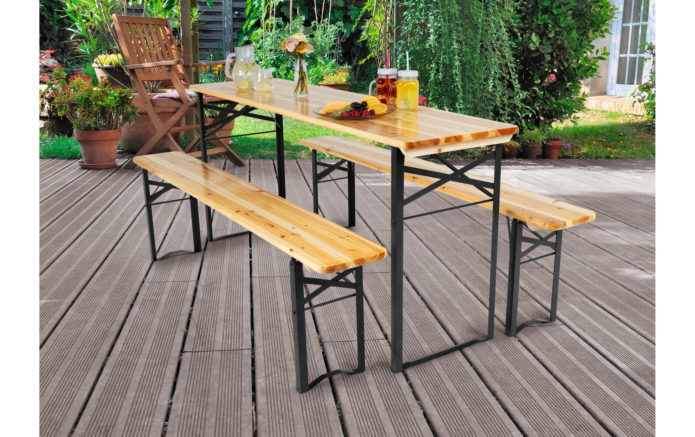 MAXXMEE Bierzeltgarnitur »170 cm«, Holzart: Fichte (China)