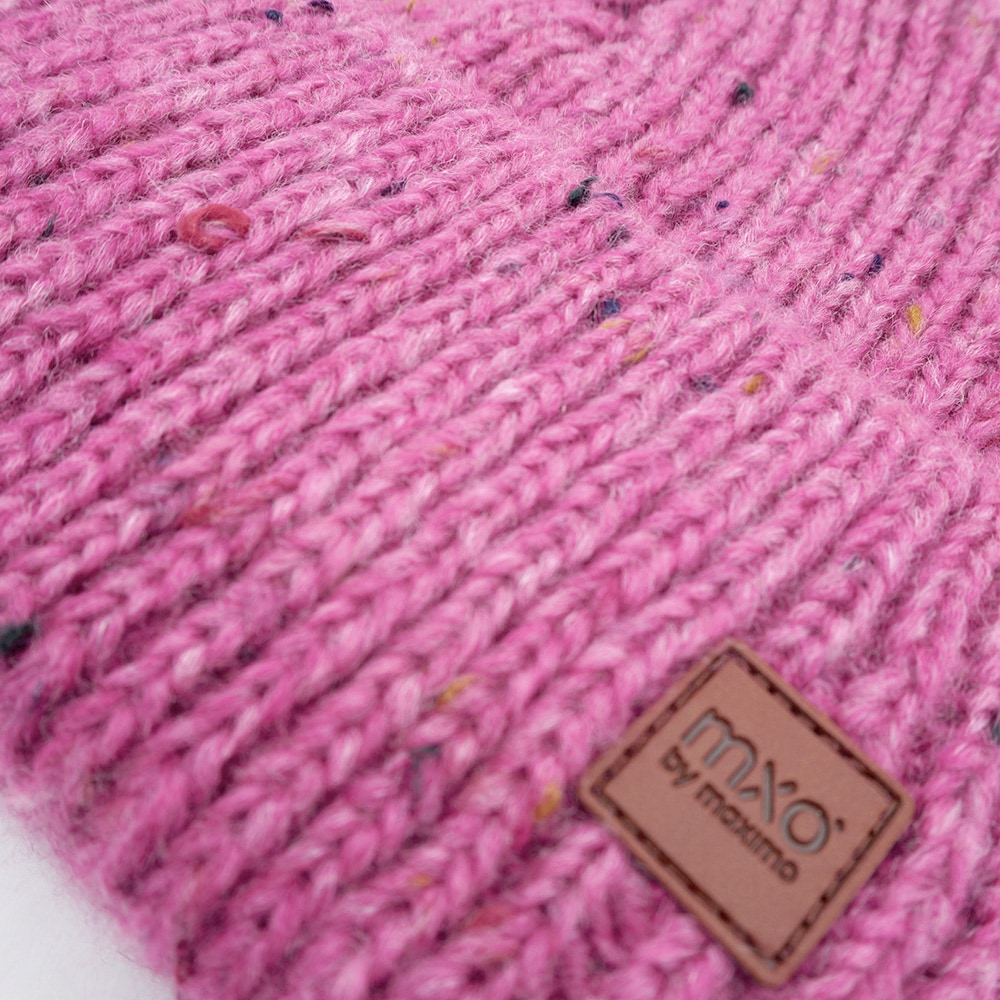 MAXIMO Beanie, wärmend, mehrfarbig, mit breitem Umschlag, gefüttert