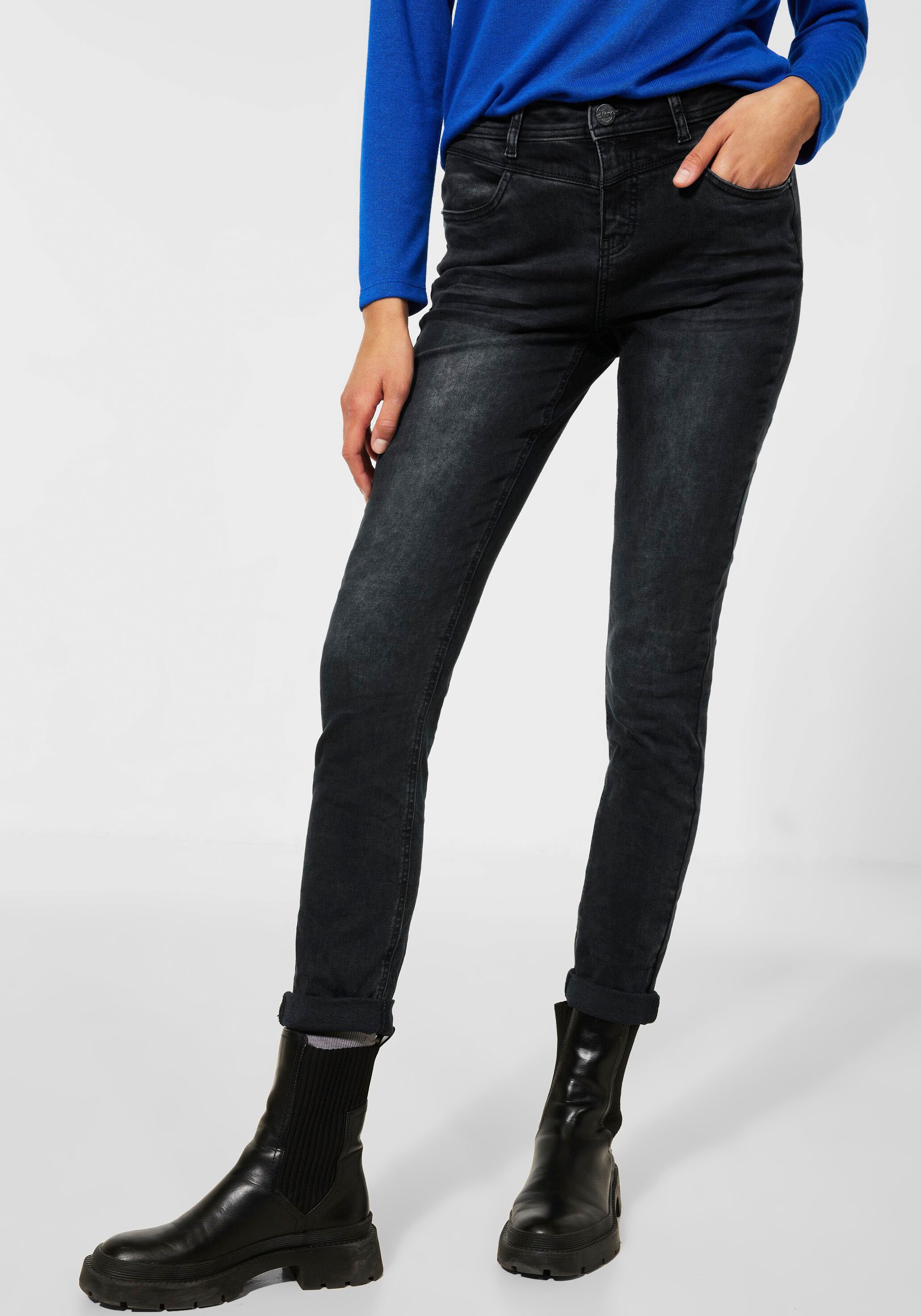 STREET ONE »Style Taschen an klassischen bestellen bei Jane«, Slim-fit-Jeans mit den online Nieten Jelmoli-Versand Schweiz