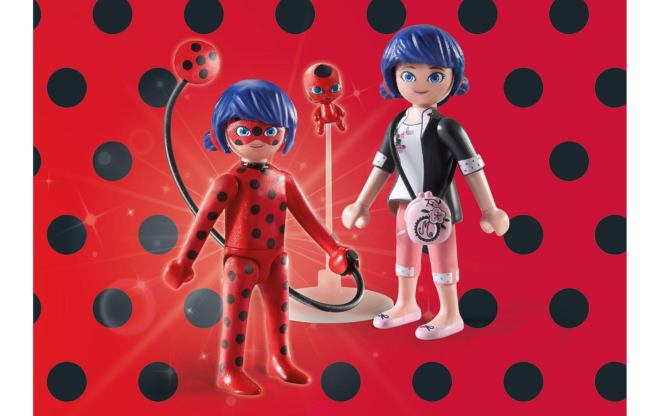Playmobil® Spielbausteine »Miraculous Marinette & Ladybug 71336«, (16 St.)