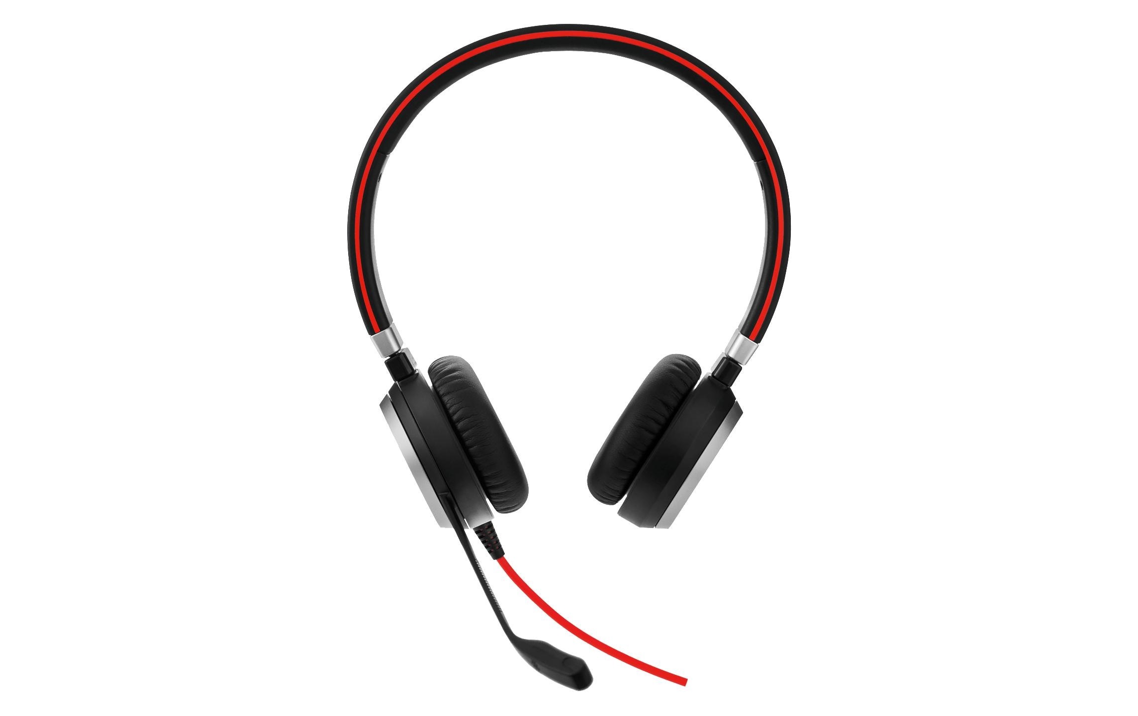 Jabra Headset »Evolve 40 Duo UC«, Noise-Cancelling