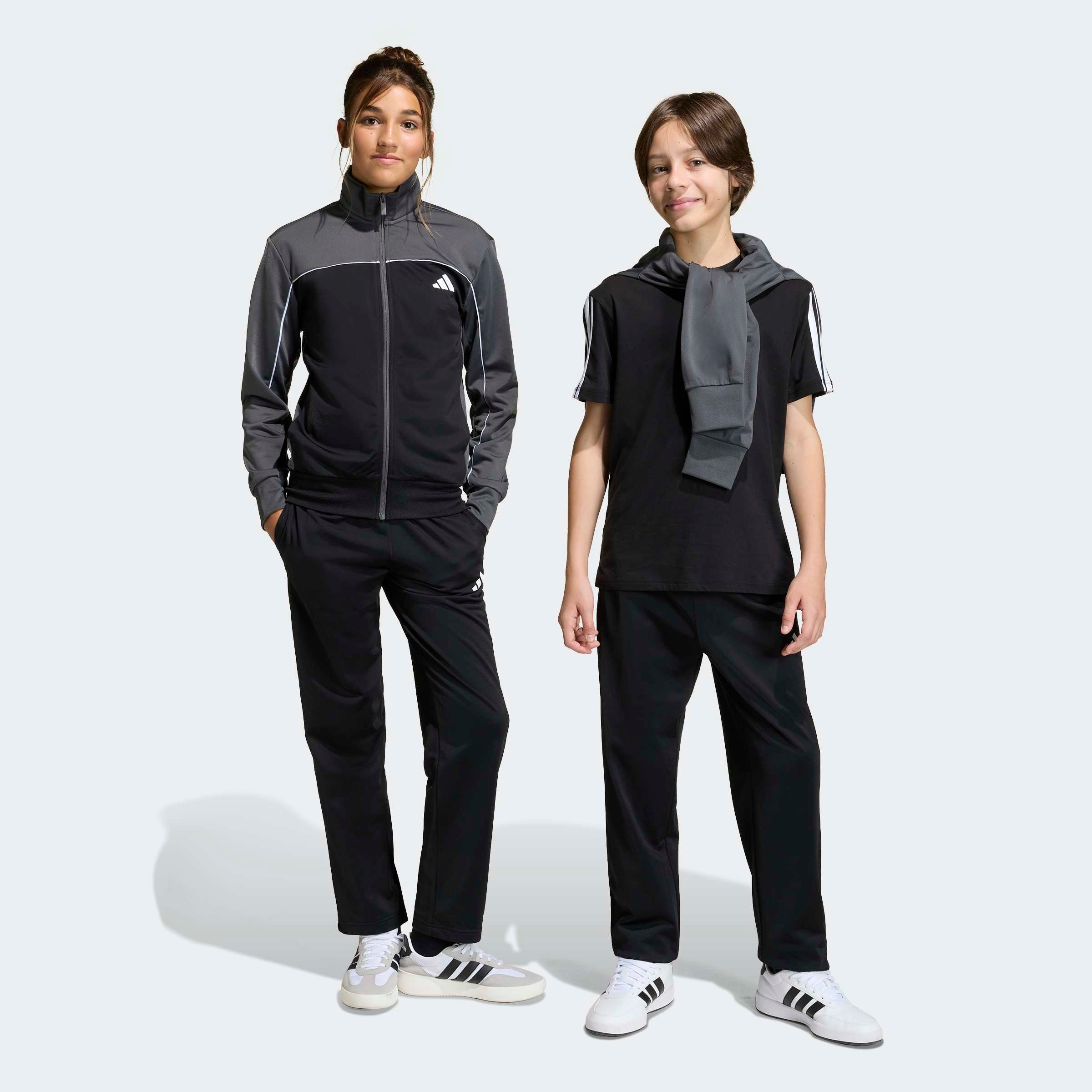 adidas Sportswear Trainingsanzug "COLOUR POP AUS TRIKOT FÜR KINDER" 2 für Kinder und Teens, zweiteiliges Set, mit Stehkragen
