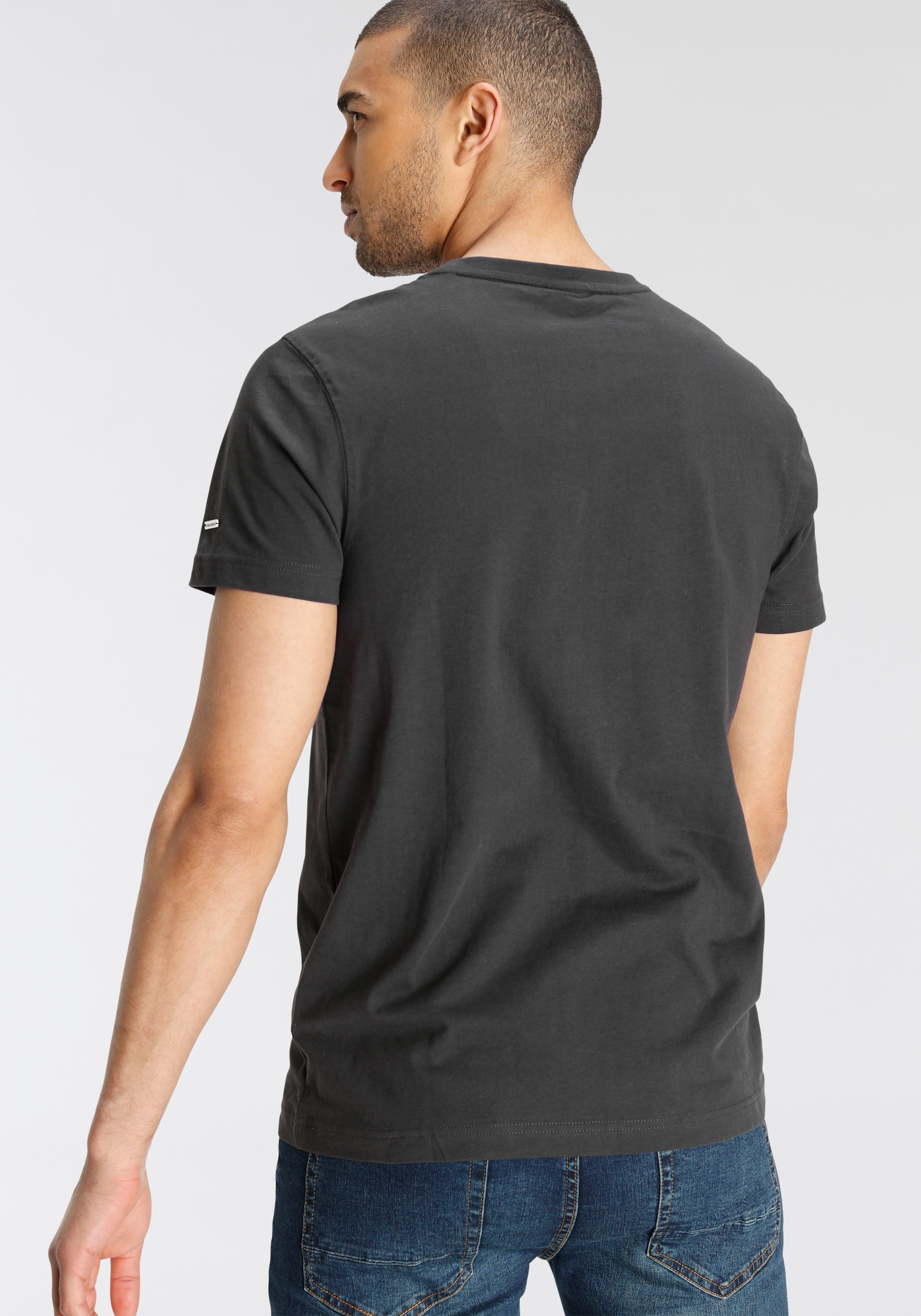 Bruno Banani T-Shirt, mit grossem Jelmoli-Versand Frontprint online shoppen 