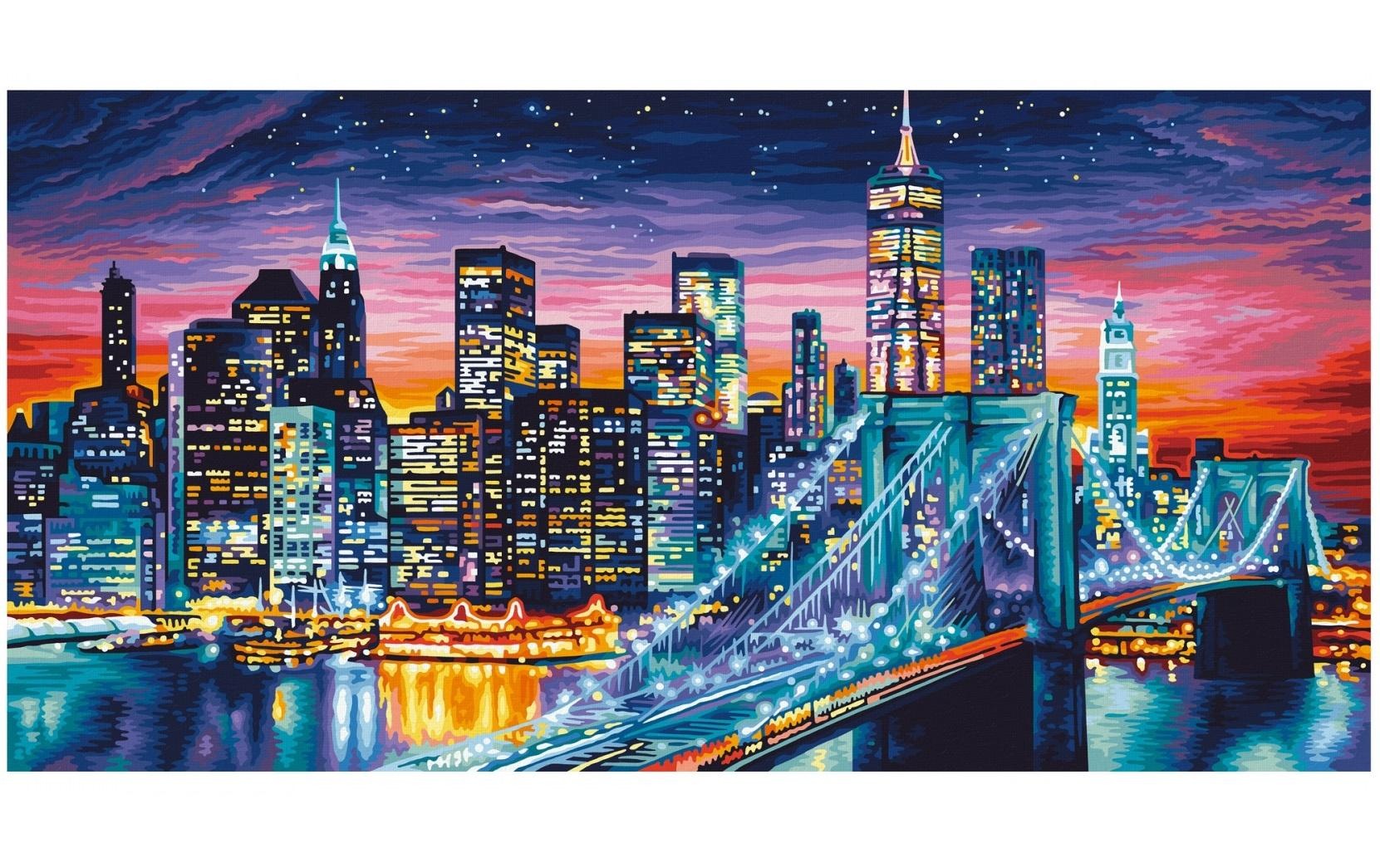 Schipper Malen nach Zahlen »Manhattan bei Nacht«