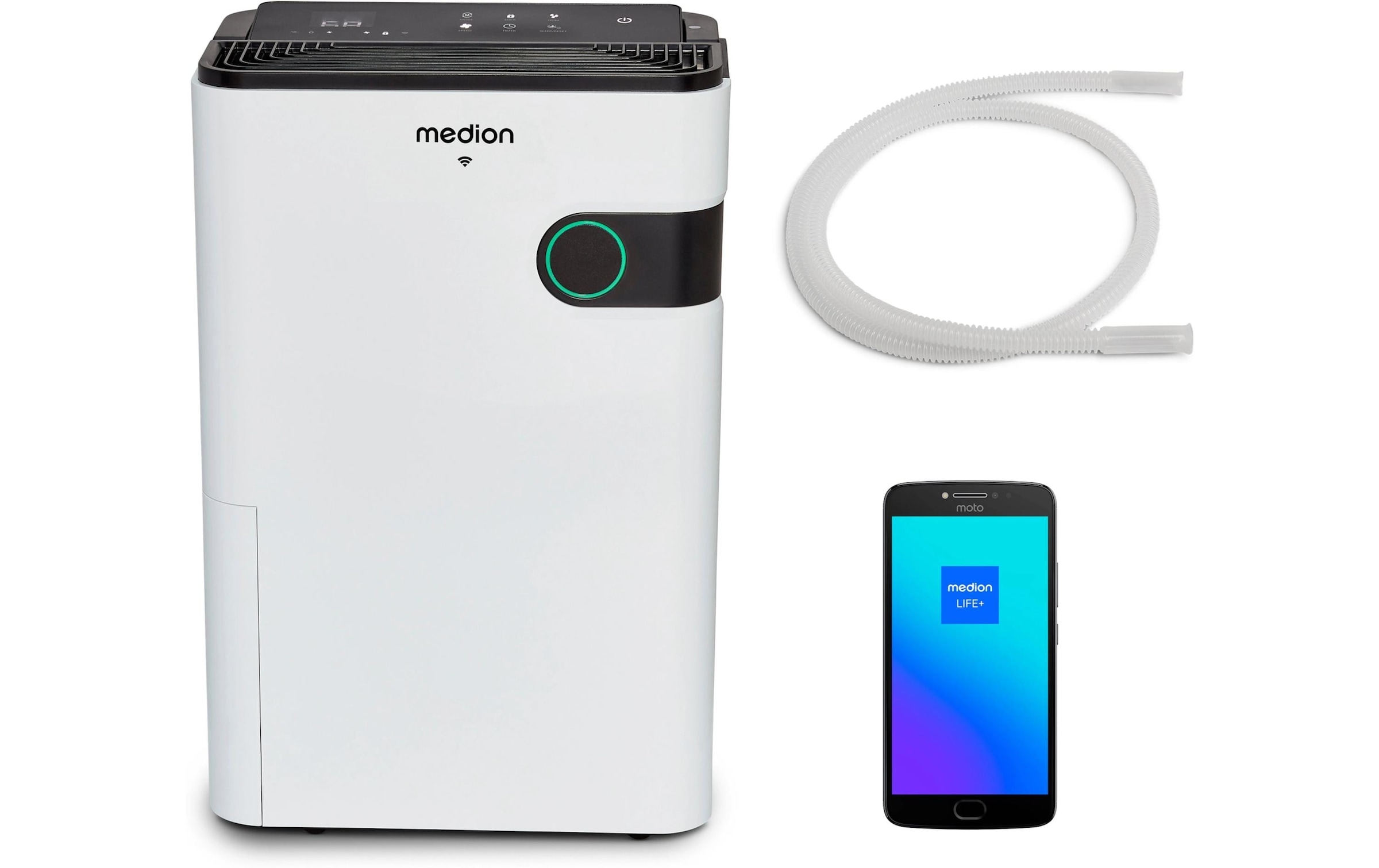 Medion® Luftentfeuchter »DH30S, 40 m²«, für 100 m³ Räume, Entfeuchtung 24 l/Tag, Tank 5 l