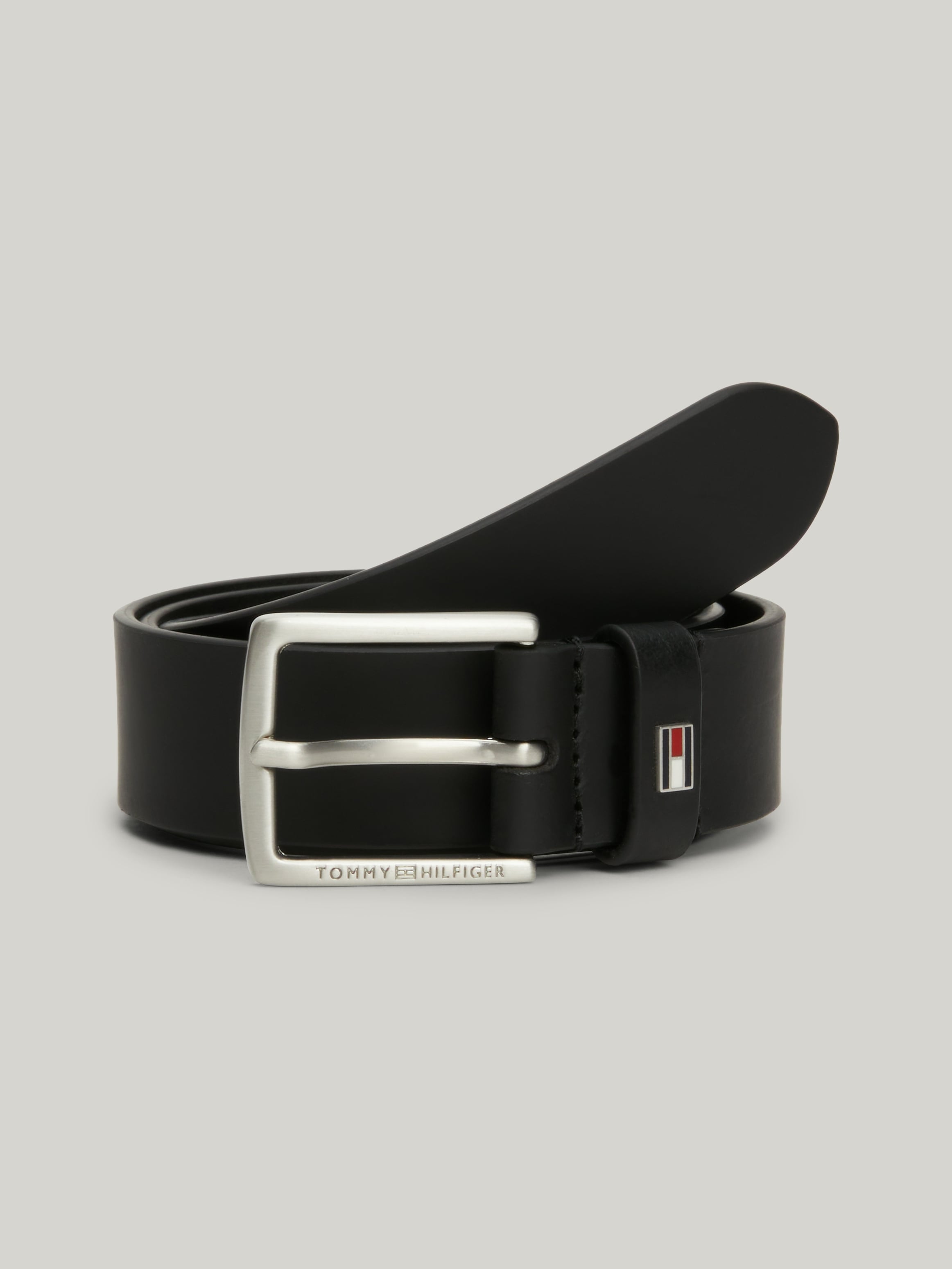 Tommy Hilfiger Ledergürtel »Kids Leather Belt«, mit klassischer Metallschnalle