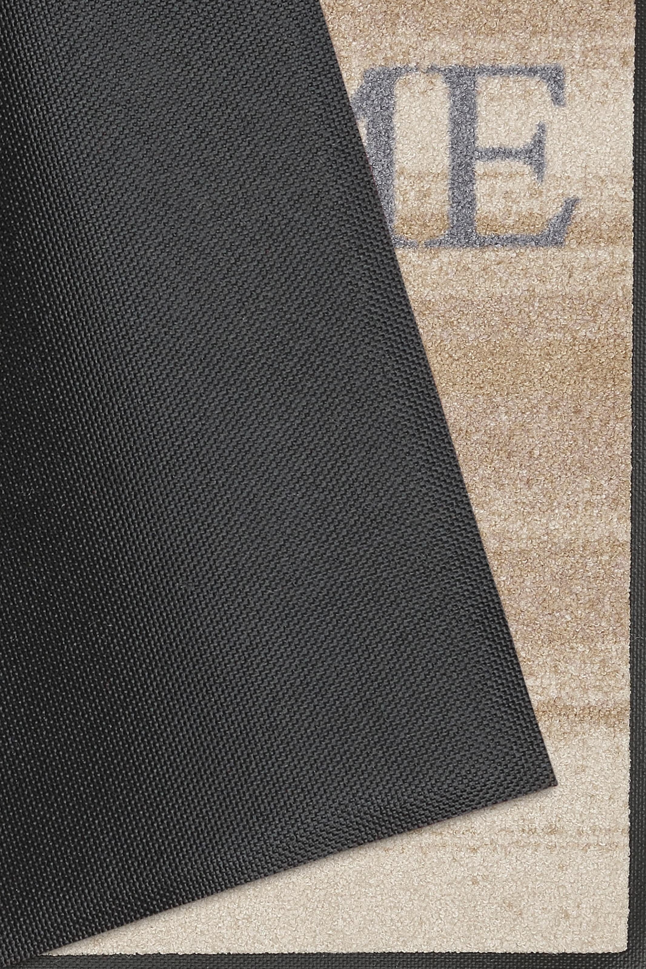 wash+dry by Kleen-Tex Fussmatte »Welcome Home«, rechteckig, 7 mm Höhe, Schmutzfangmatte, mit Spruch, In- und Outdoor geeignet, waschbar