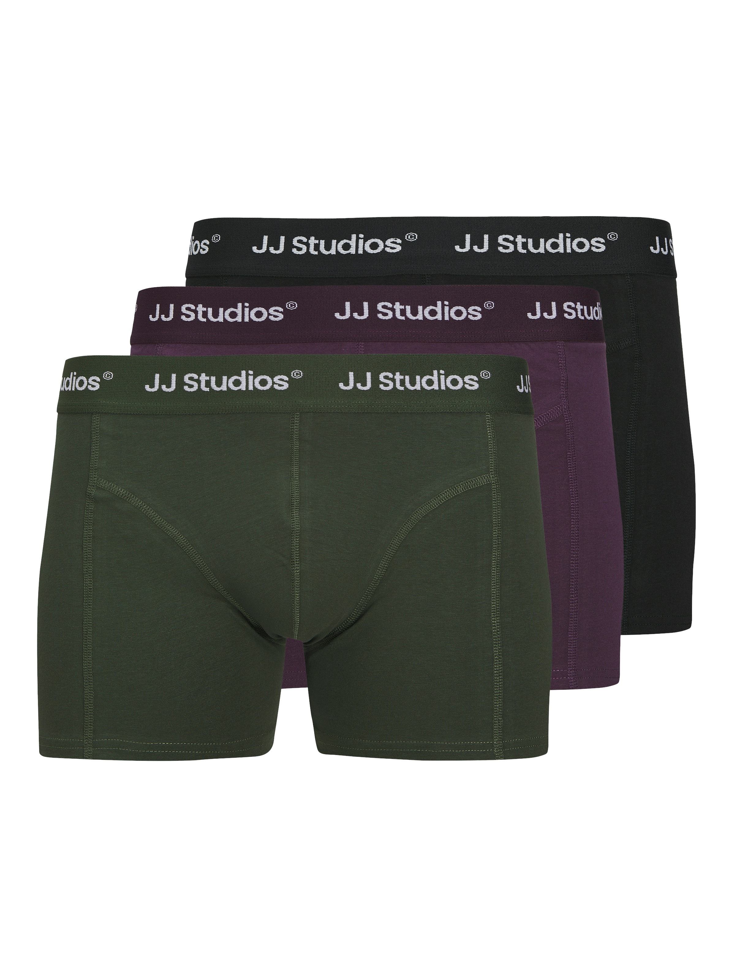 Jack & Jones Trunk »JACSOHO SOLID TRUNKS 3 PACK NOOS« Packung, 3 Stk.