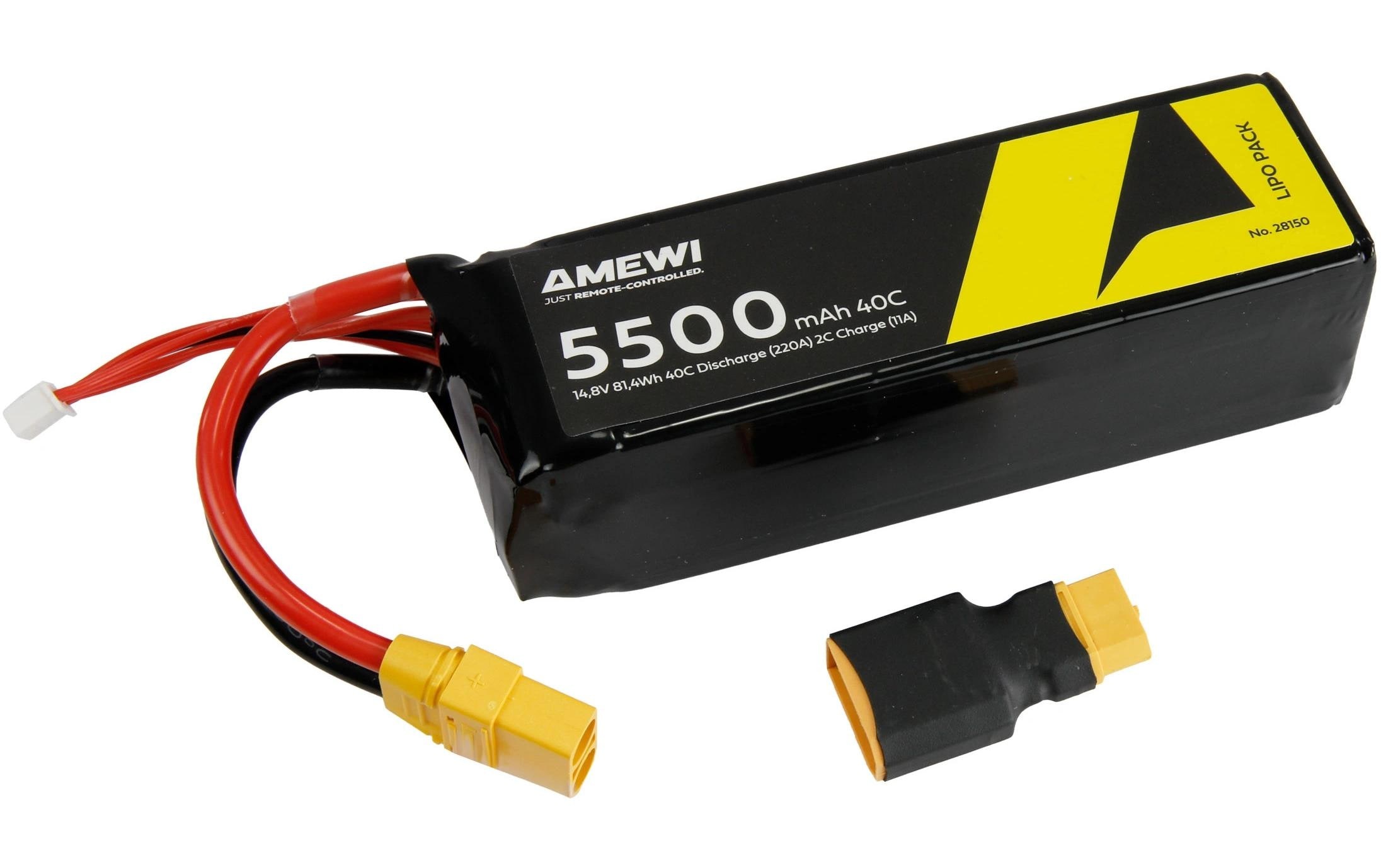 Amewi Akku »LiPo 4S 14,8 V 5500 mAh 40C XT90«