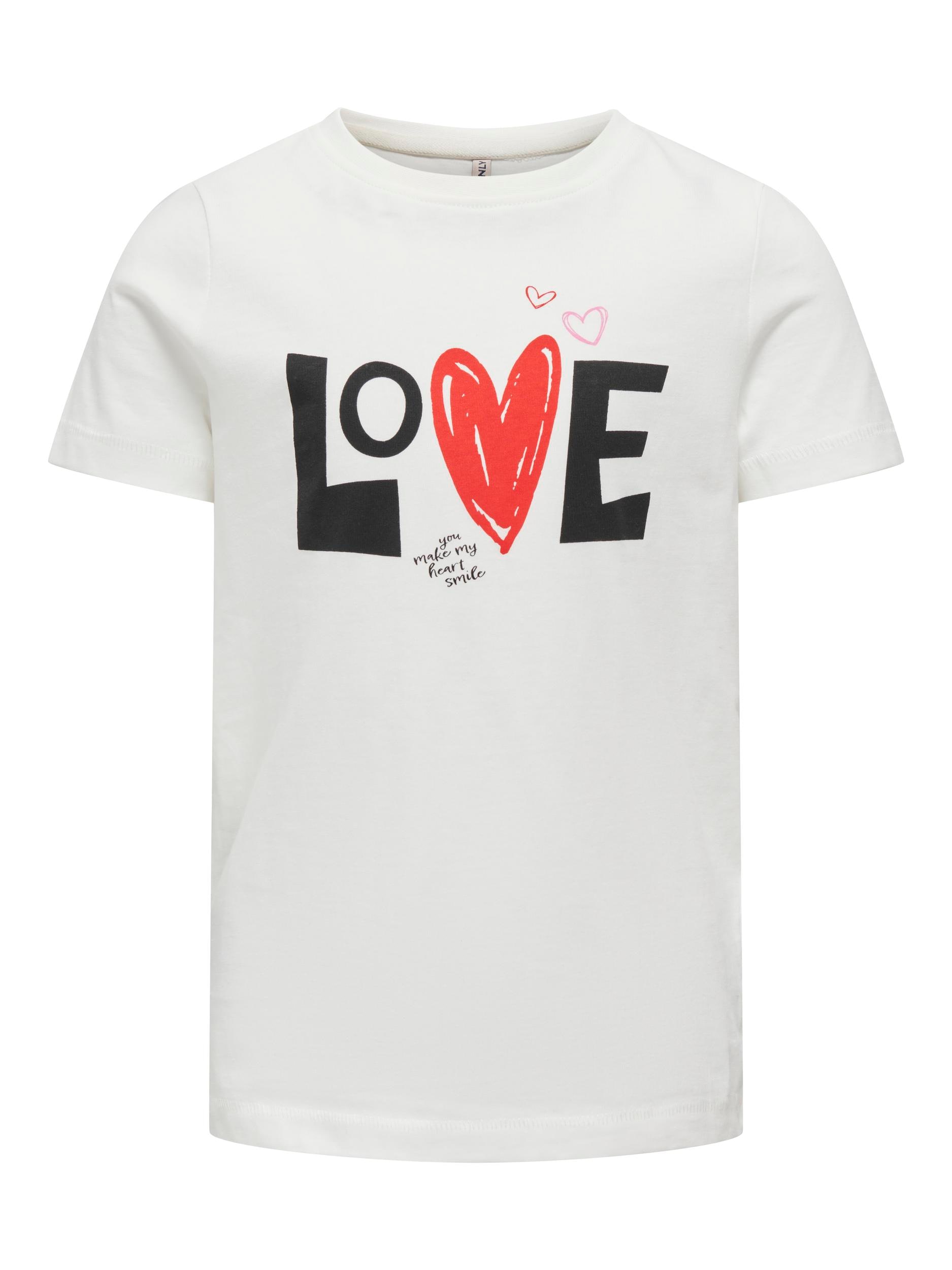 Kurzarmshirt »KOGLOOVI REG S/S VALENTINE TOP BOX JRS«