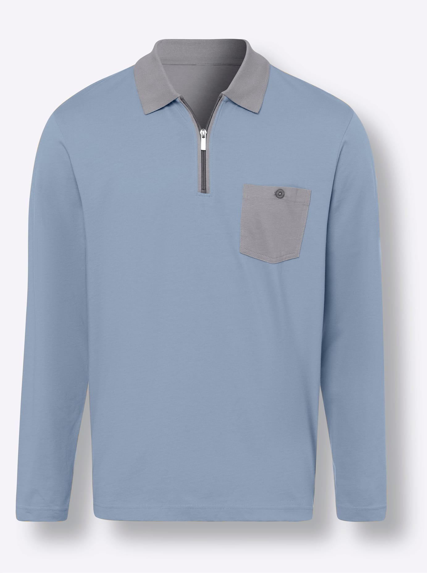 Classic Poloshirt »Langarm-Poloshirt«, (1 tlg.)