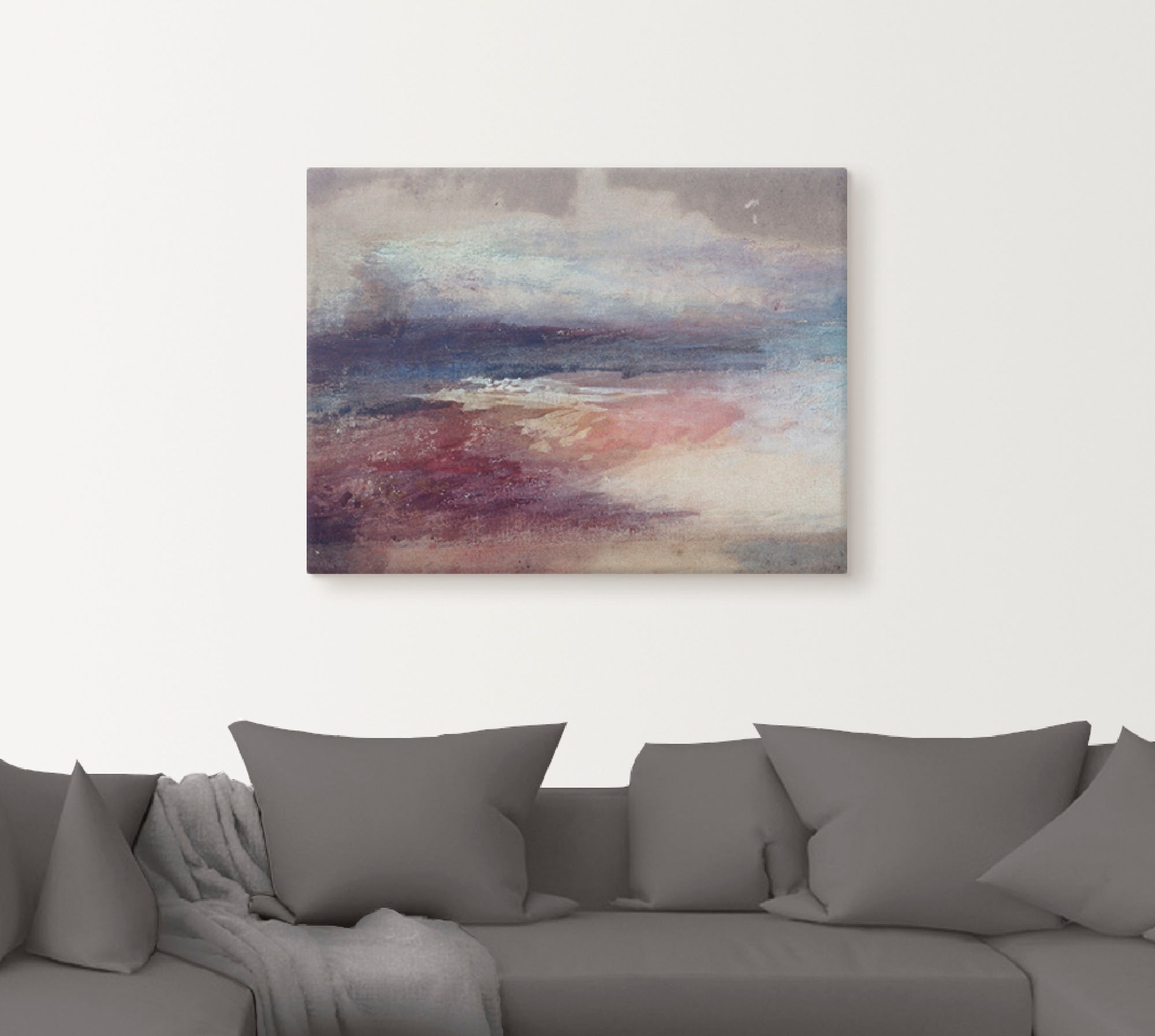 Artland Wandbild »Küstenlandschaft Sonnenunterg«, Küste, (1 St.), als Leinwandbild, Poster in verschied. Grössen