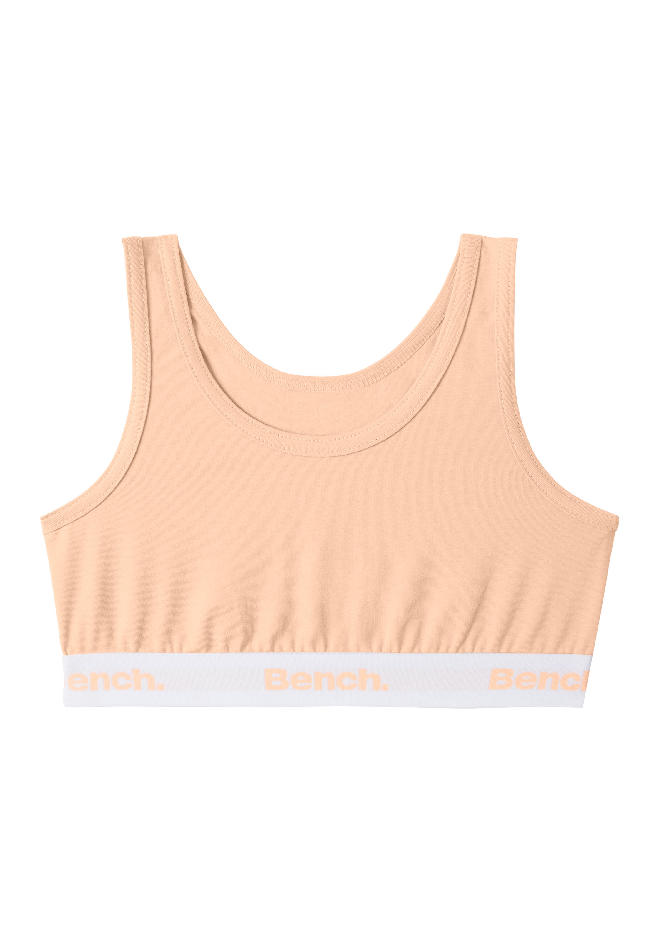 Bench. Bustier, mit Logo-Webbund