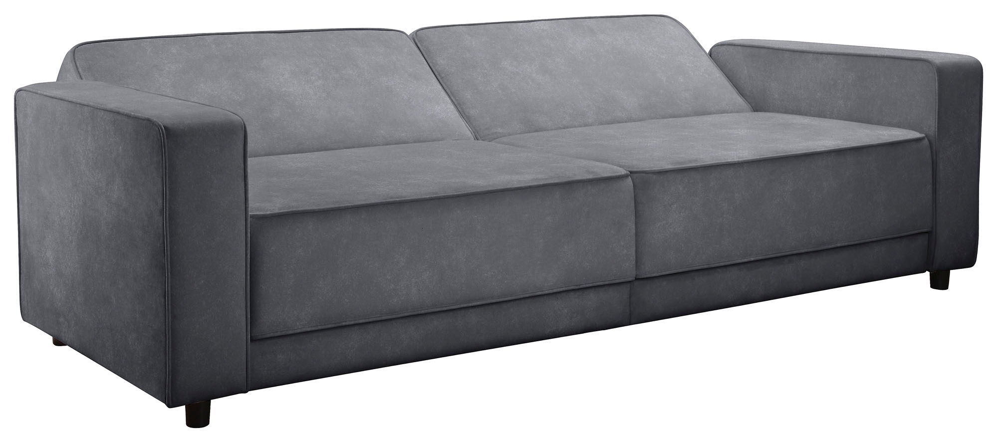 Dorel Home 3-Sitzer "ALLIE Schlafsofa 225 cm" Bett-Funktion (108/190cm), trendiger Cord o. pflegeleichter Velours
