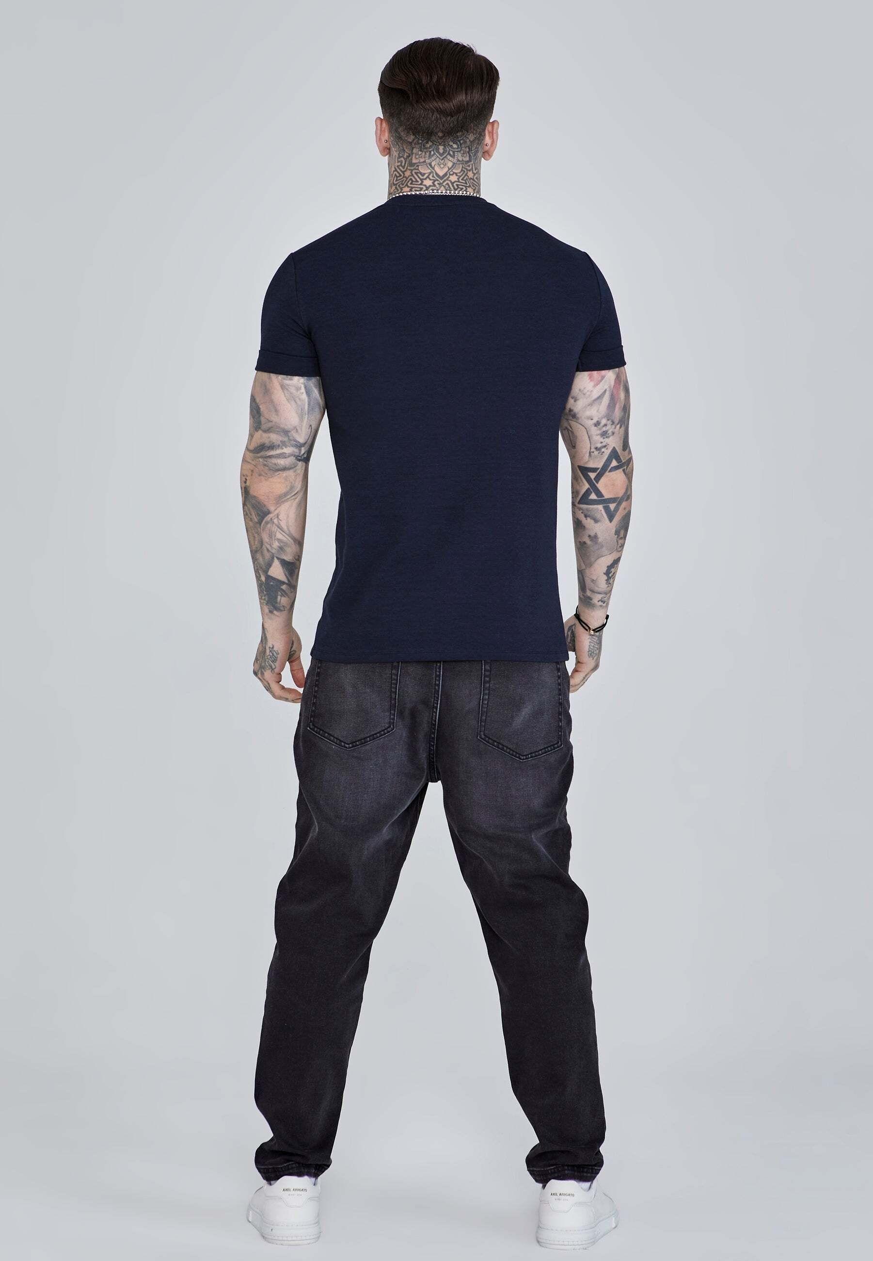 Siksilk T-Shirt »Siksilk T-Shirt Roll Sleeve T-Shirt«