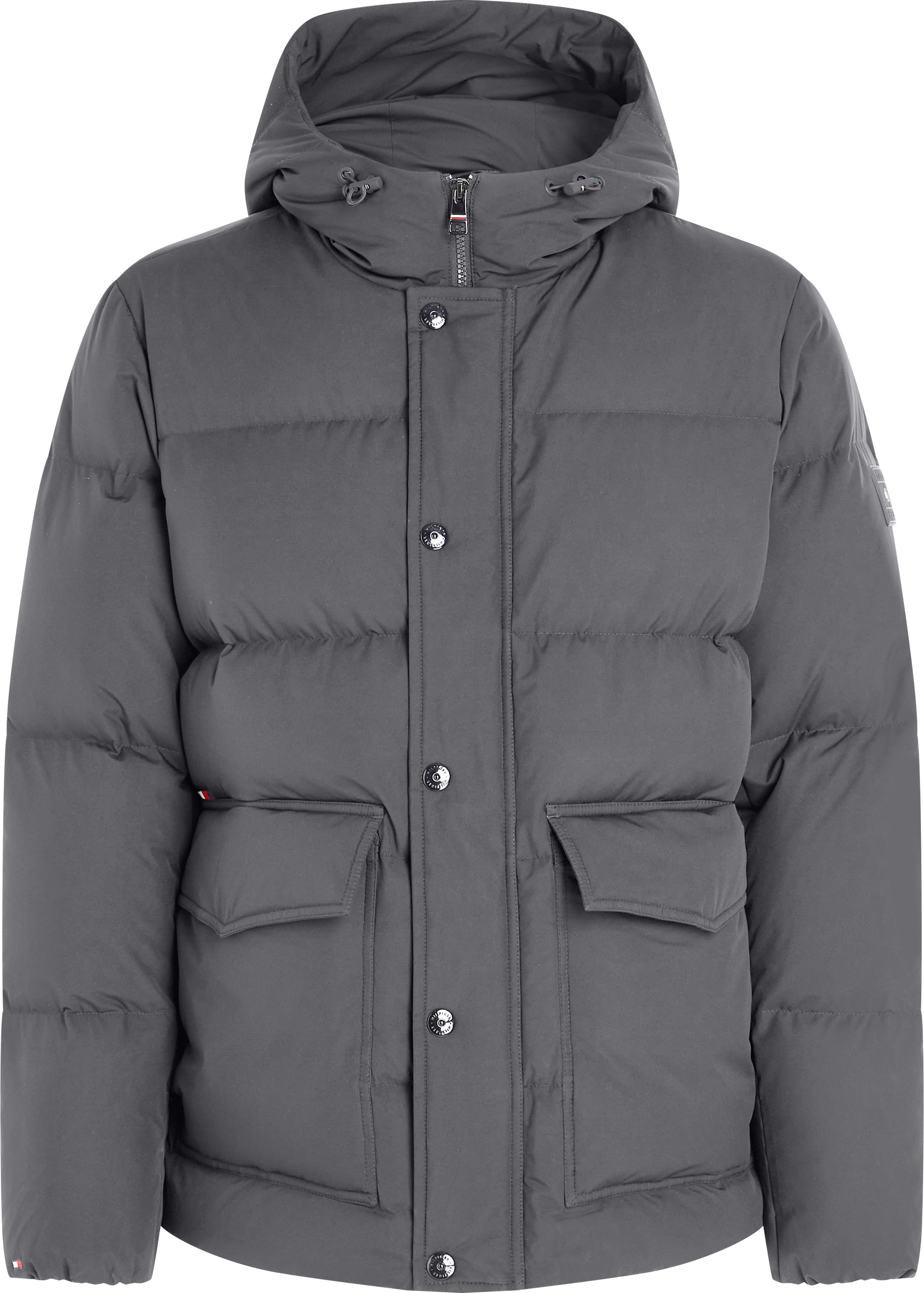 Steppjacke »CL HILFIGER DOWN HOODED JACKET«, mit Kapuze