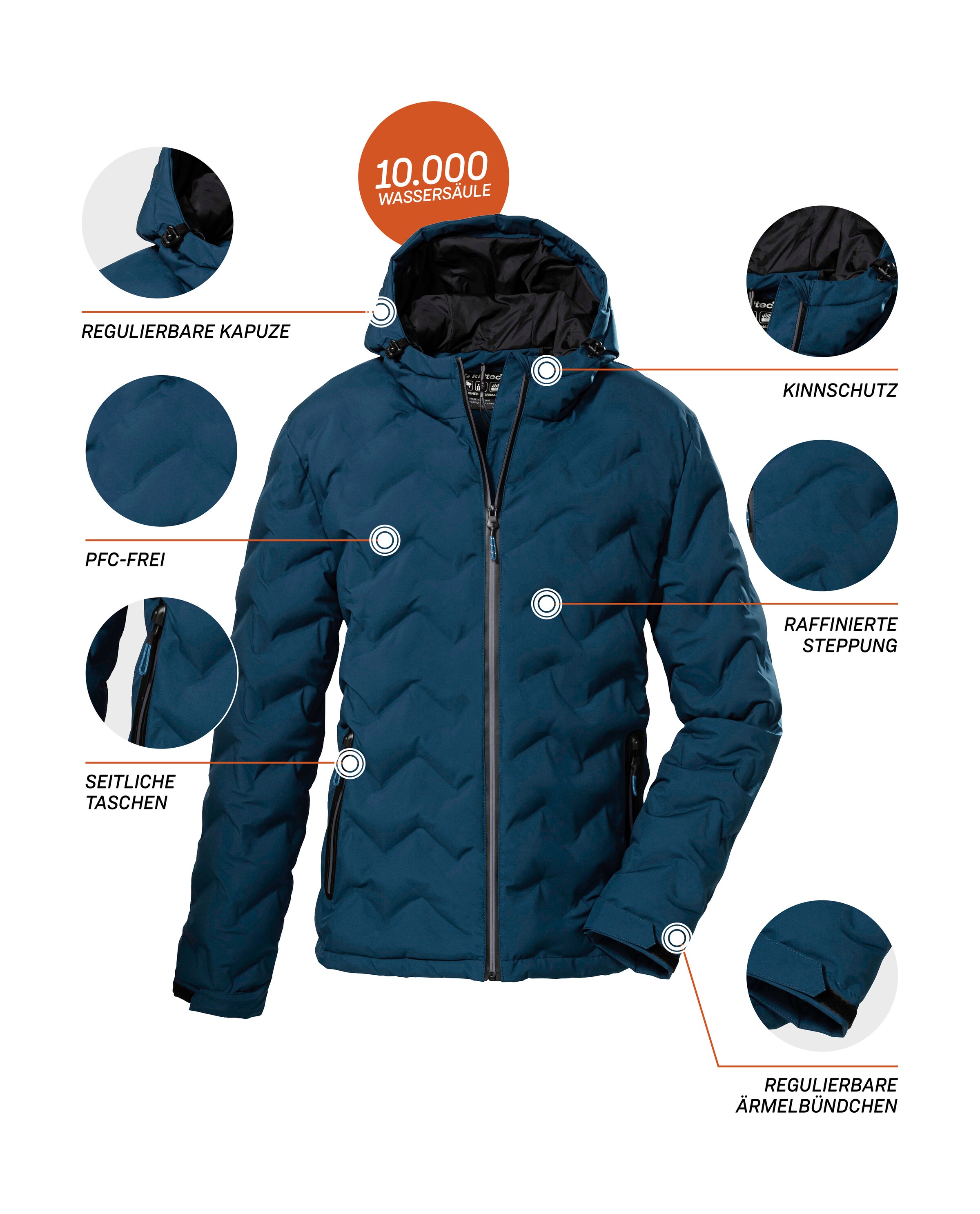Killtec Steppjacke »KOW 119 MN QLTD JCKT«