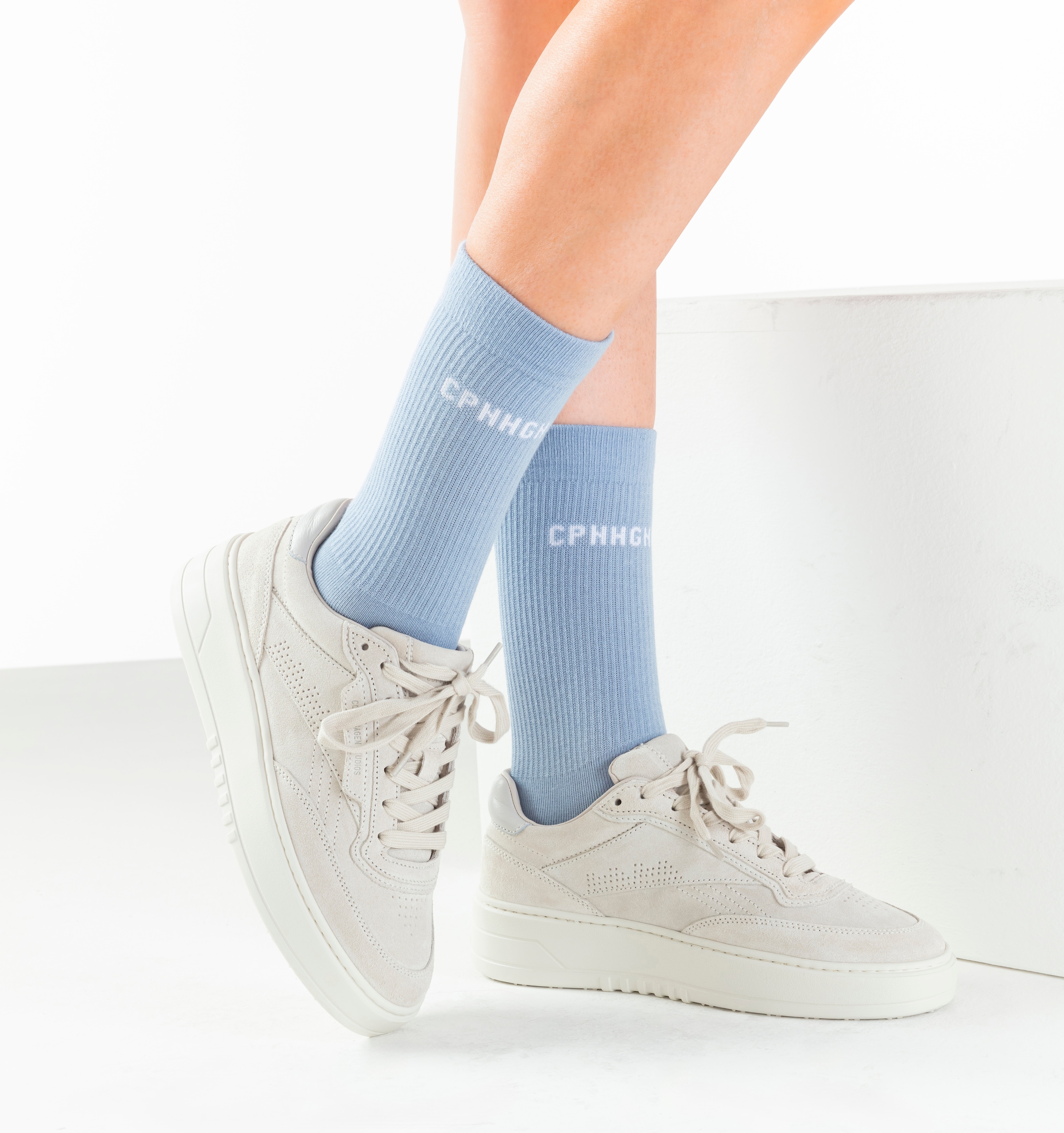Copenhagen Studios Tennissocken, (Packung, 2 Paar), ohne Frottee