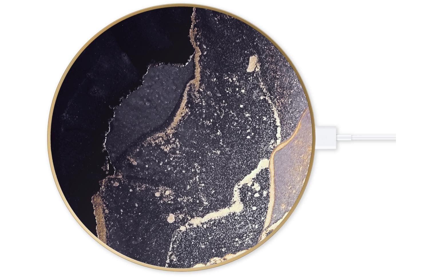 iDeal of Sweden Wireless Charger »Goldfarbenen Twilight Marble«