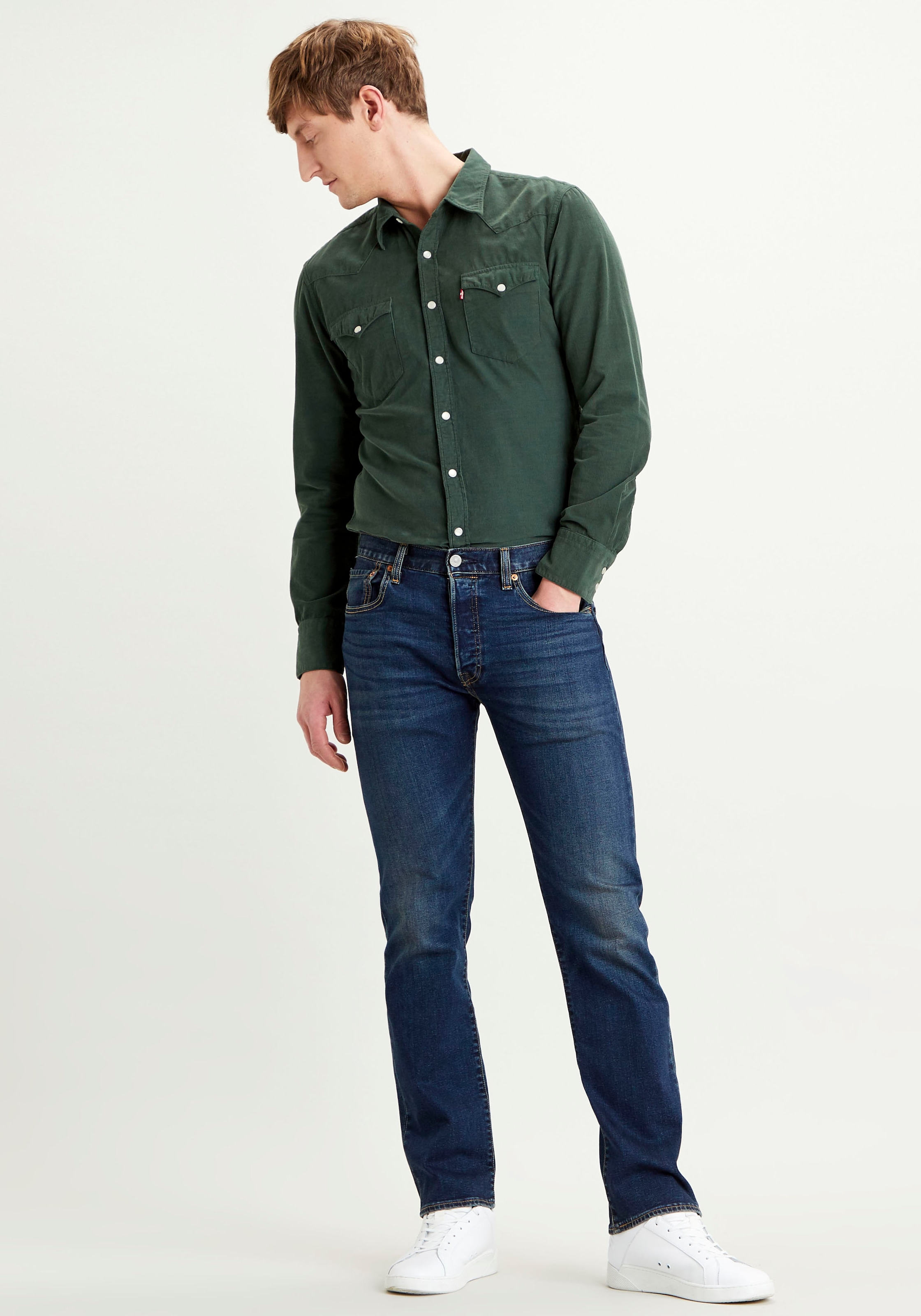 Levi's® Straight-Jeans »501 LEVI'S ORIGINAL«, mit Markenlabel