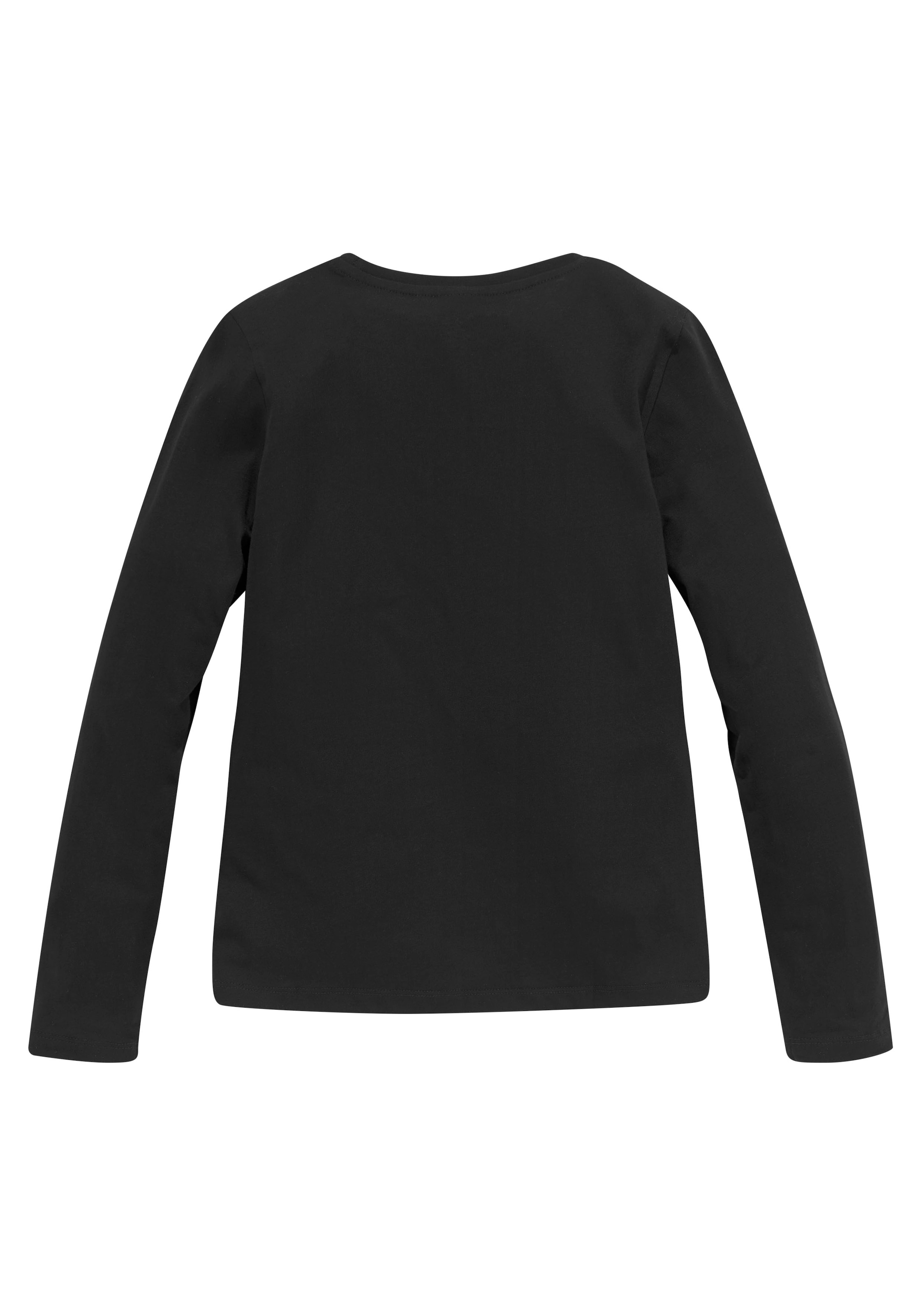 Langarmshirt ✵ gar KIDSWORLD Jelmoli-Versand Druck entdecken muss | nix!«, günstig »Ich