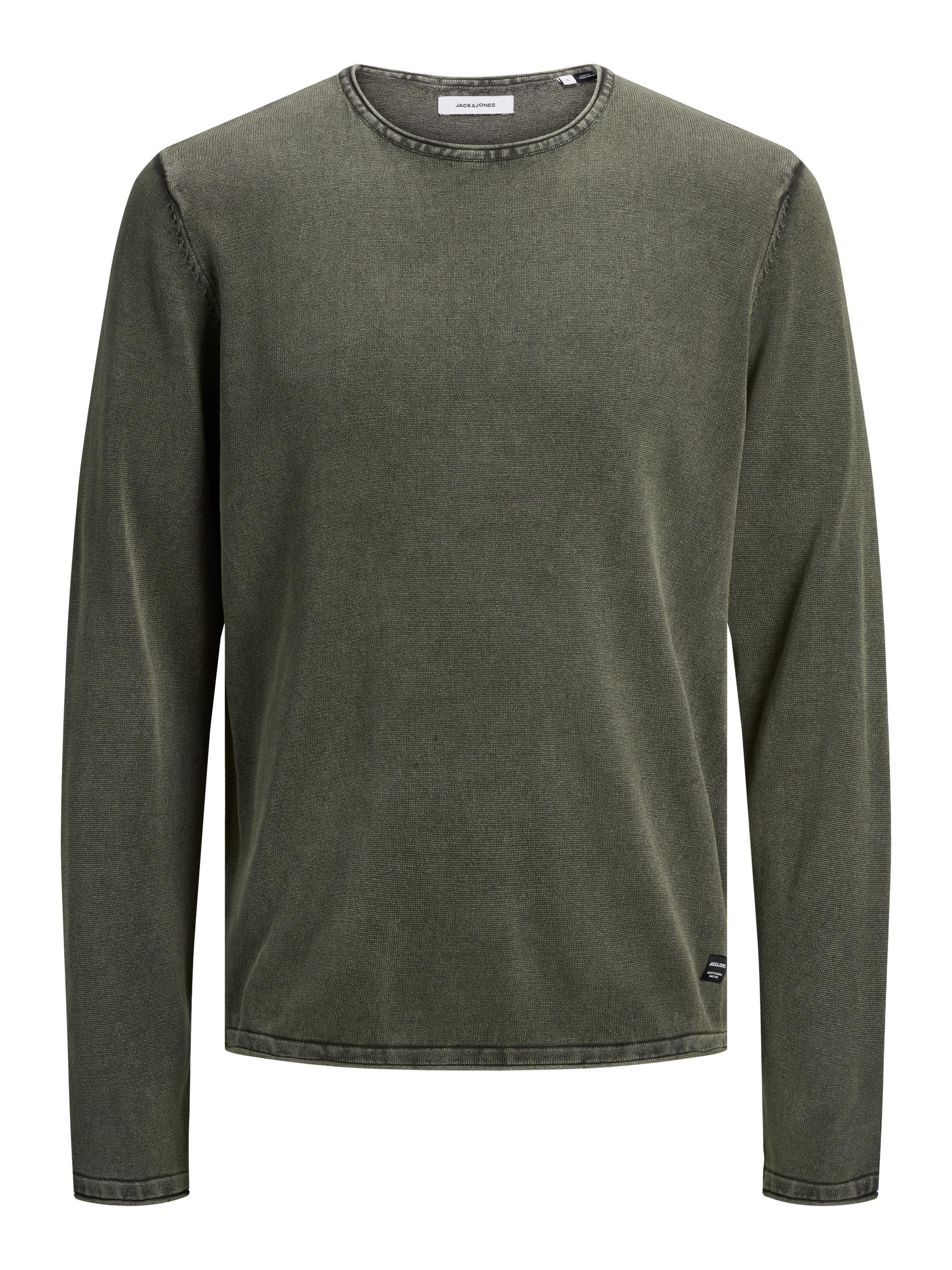 Jack & Jones Strickpullover »JJELEO KNIT CREW NECK NOOS«, mit Rundhalsausschnitt
