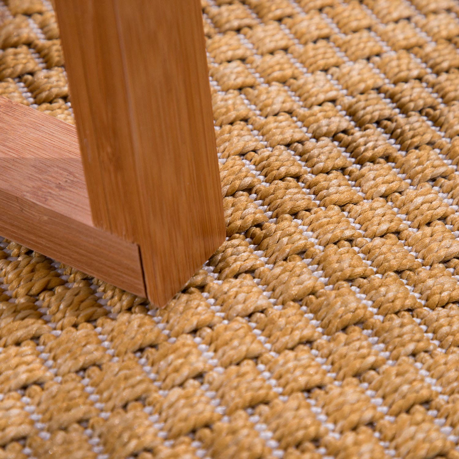 Paco Home Teppich »Timber 125«, rechteckig, 4 mm Höhe, Flachgewebe, Sisal Optik, auch als Läufer, In- und Outdoor geeignet