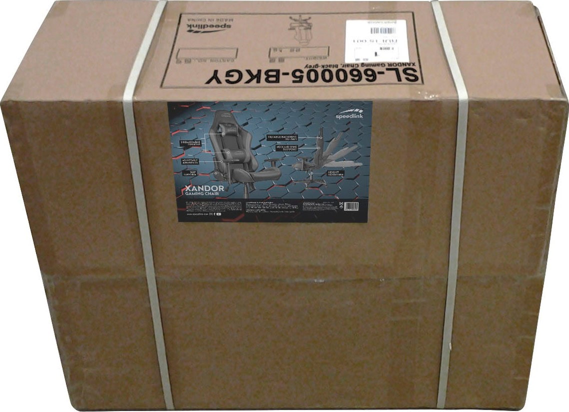 Speedlink Gaming-Stuhl »XANDOR Gaming Chair, stufenlos höhenverstellbar«, Computer Bürostuhl mit Wippfunktion