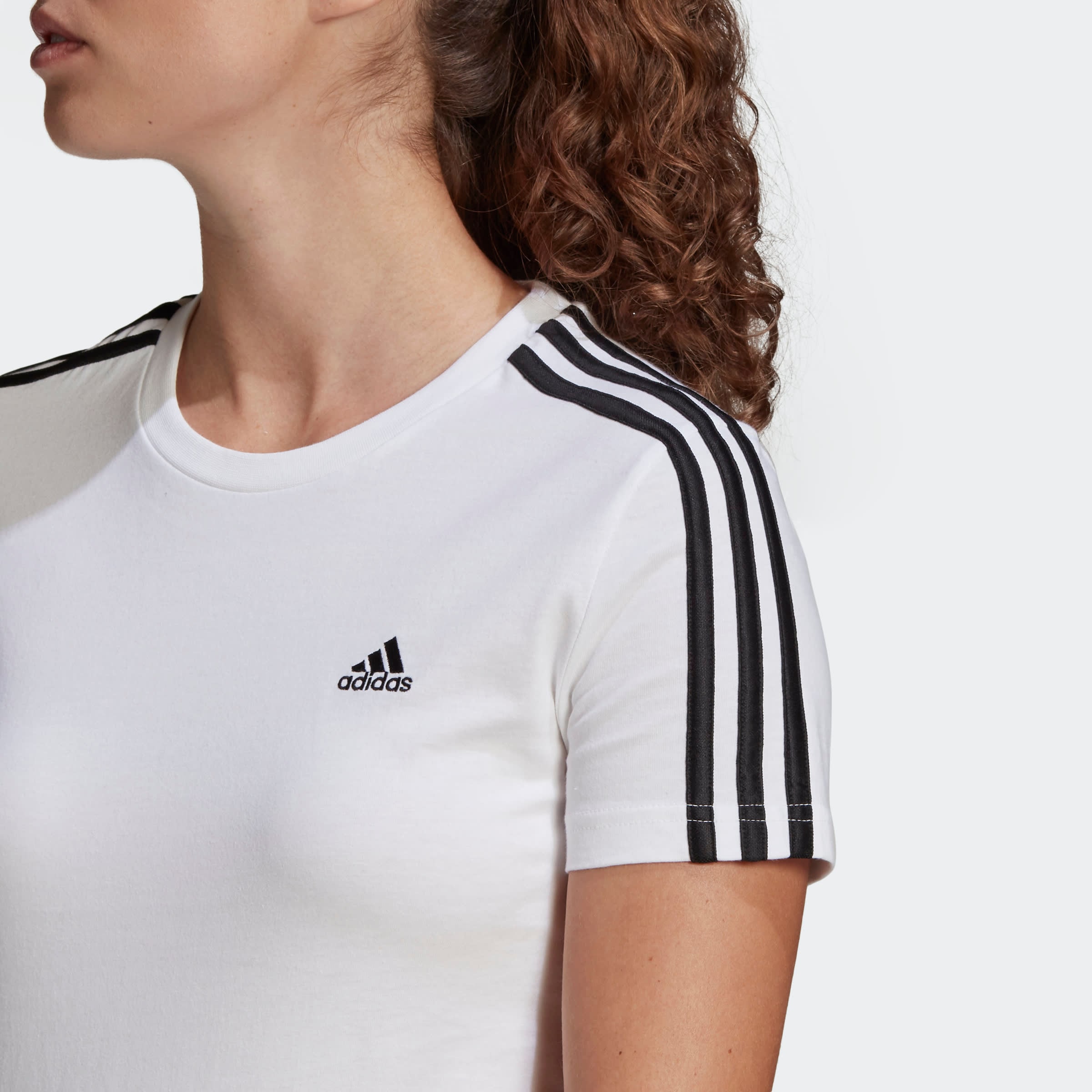 adidas Sportswear T-Shirt »LOUNGEWEAR ESSENTIALS SLIM 3-STREIFEN«