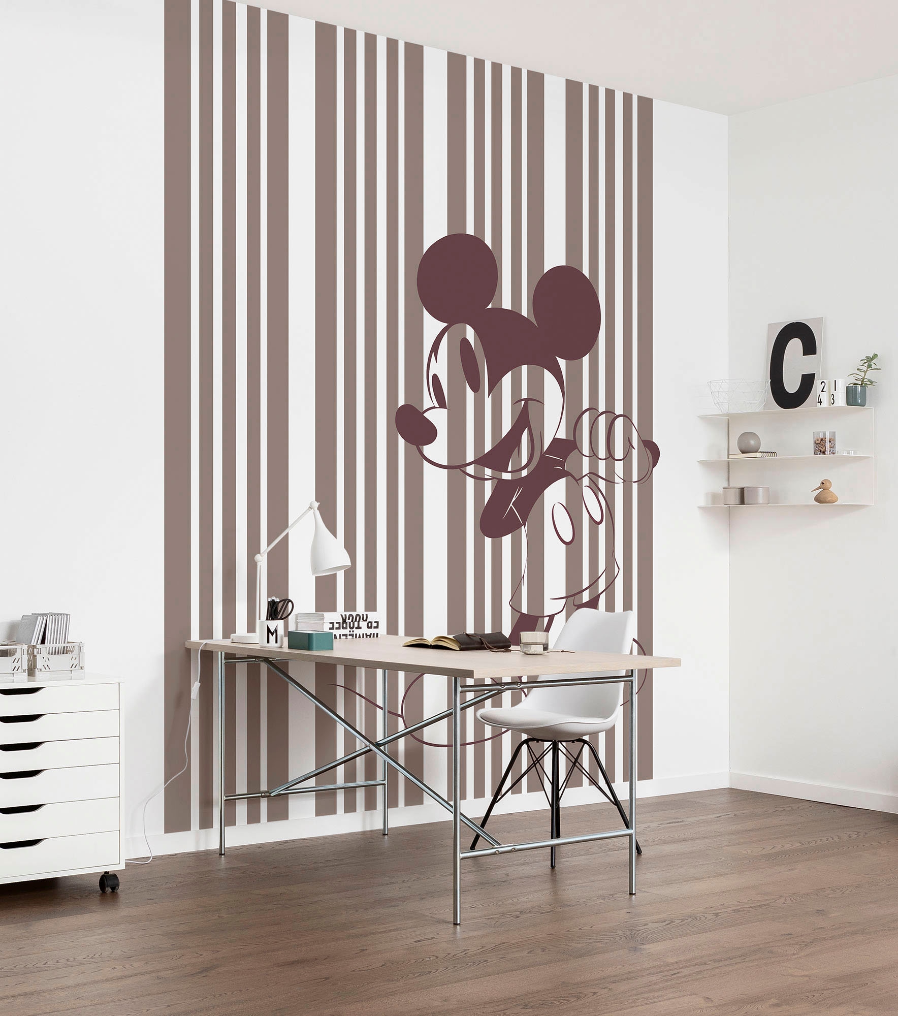 Komar Vliestapete »Digitaldruck Vlies - Mickey Tone-on-Tone - Grösse 200 x 250 cm«, bedruckt, Kinderzimmer