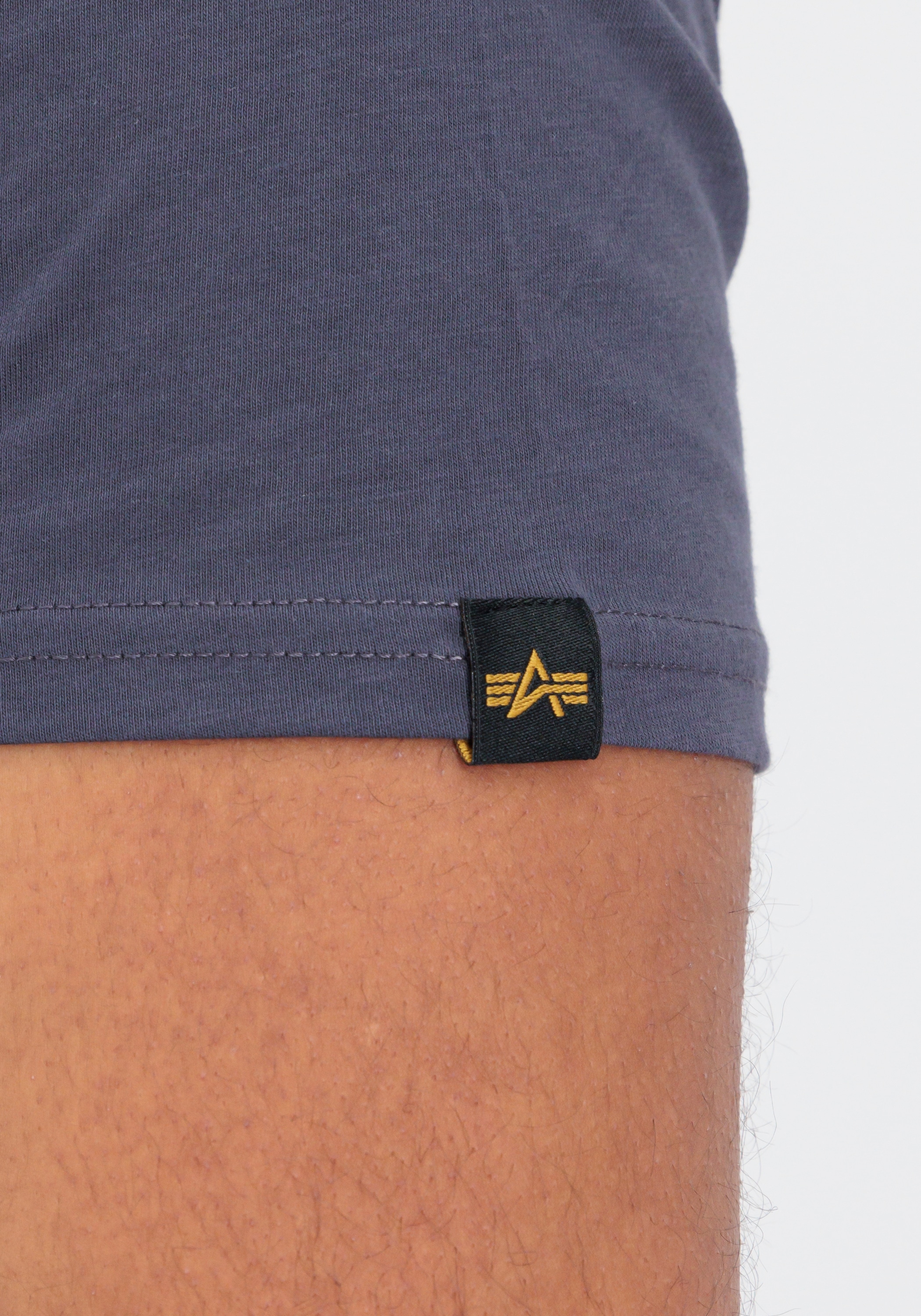 Alpha Industries T-Shirt »Alpha Industries Men - T-Shirts Rainbow Reflective Label T-Shirt«