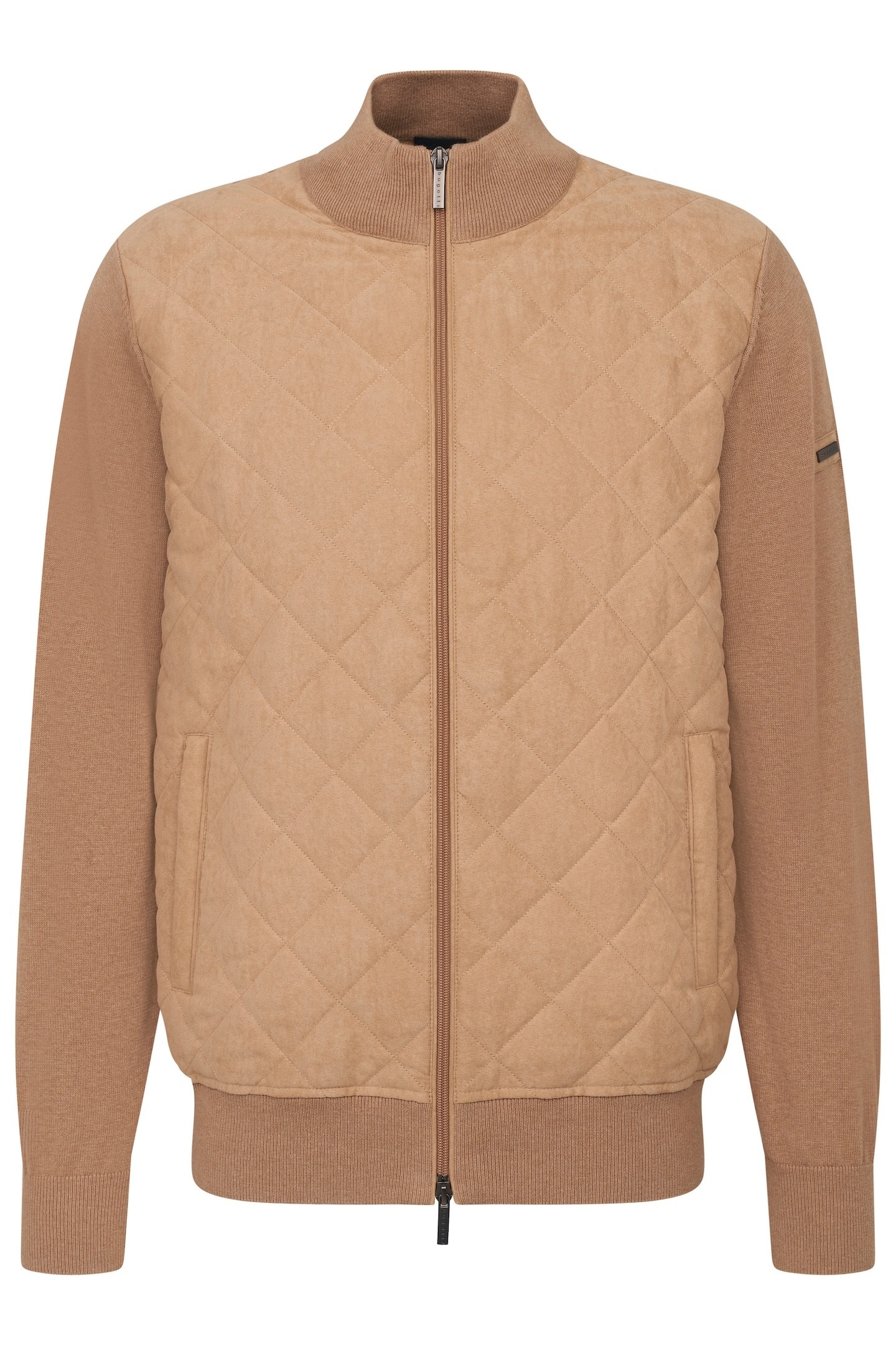 bugatti Strickjacke, mit Rautensteppung