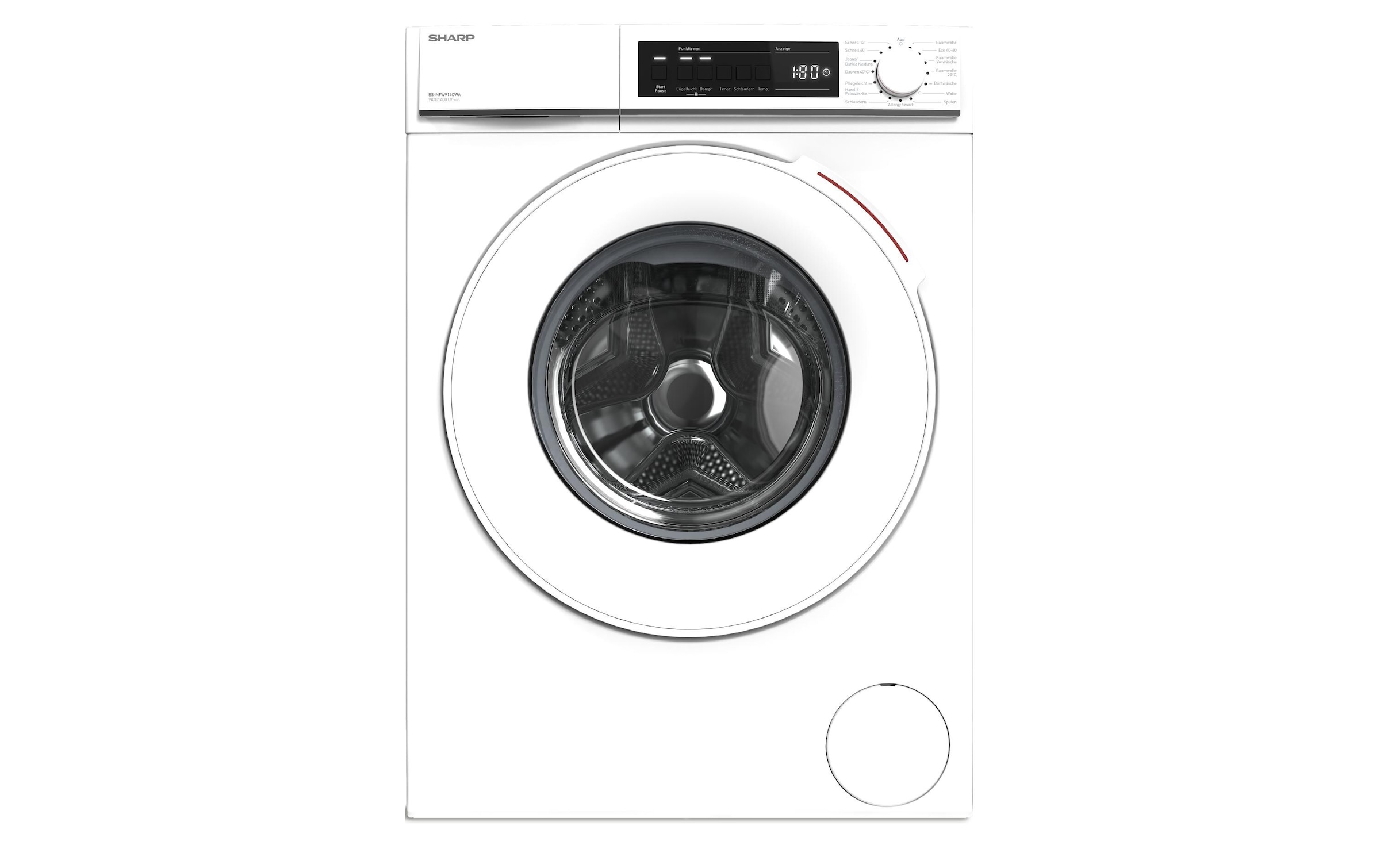 ➥ Sharp Waschmaschine »ES-NFW914CWA-DE«, ES-NFW914CWA-DE, Jelmoli-Versand gleich | kg, 1400 9 shoppen U/min