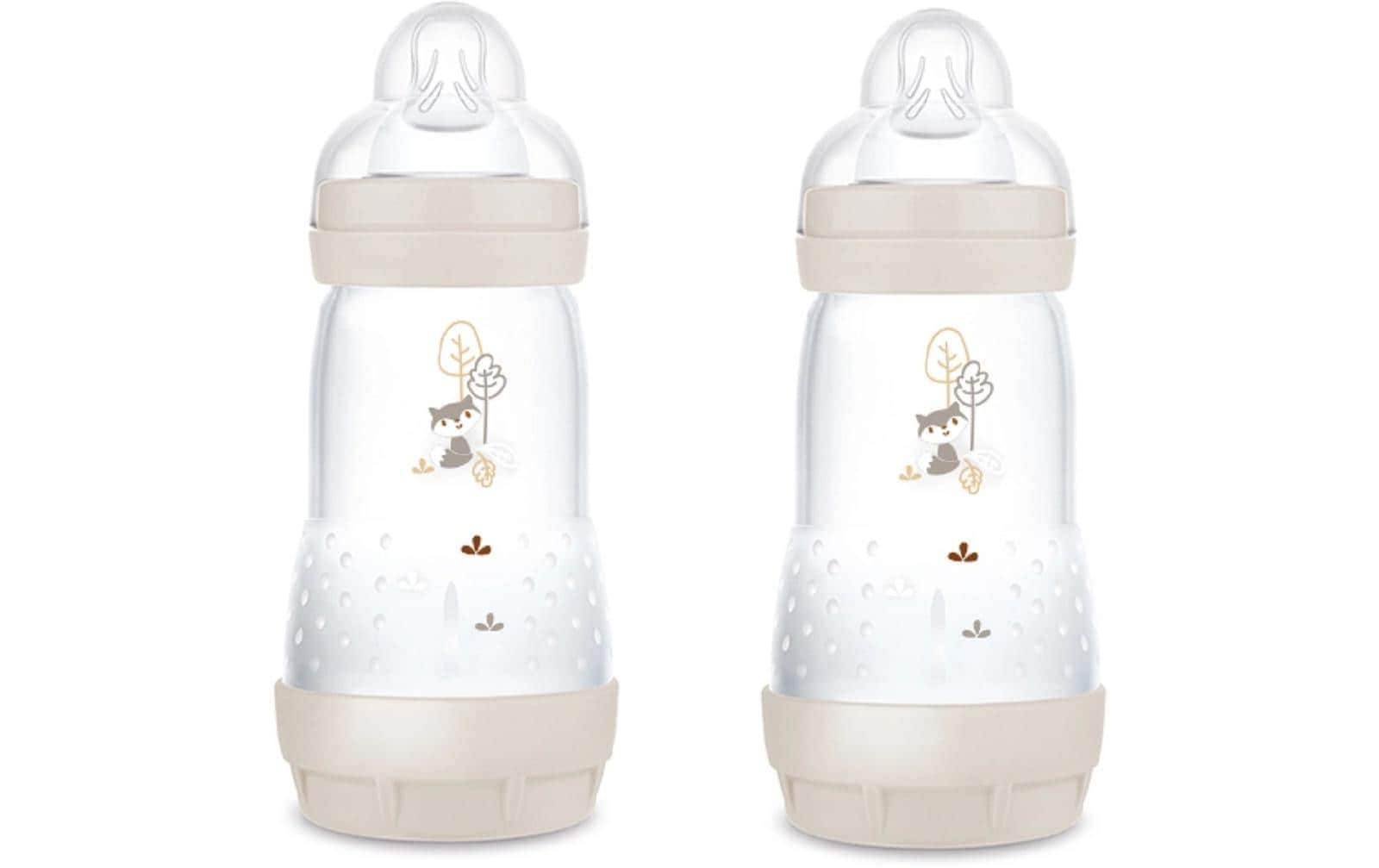 Babyflasche »Easy Start 2er Set Beige 260 ml«, (2 tlg.)