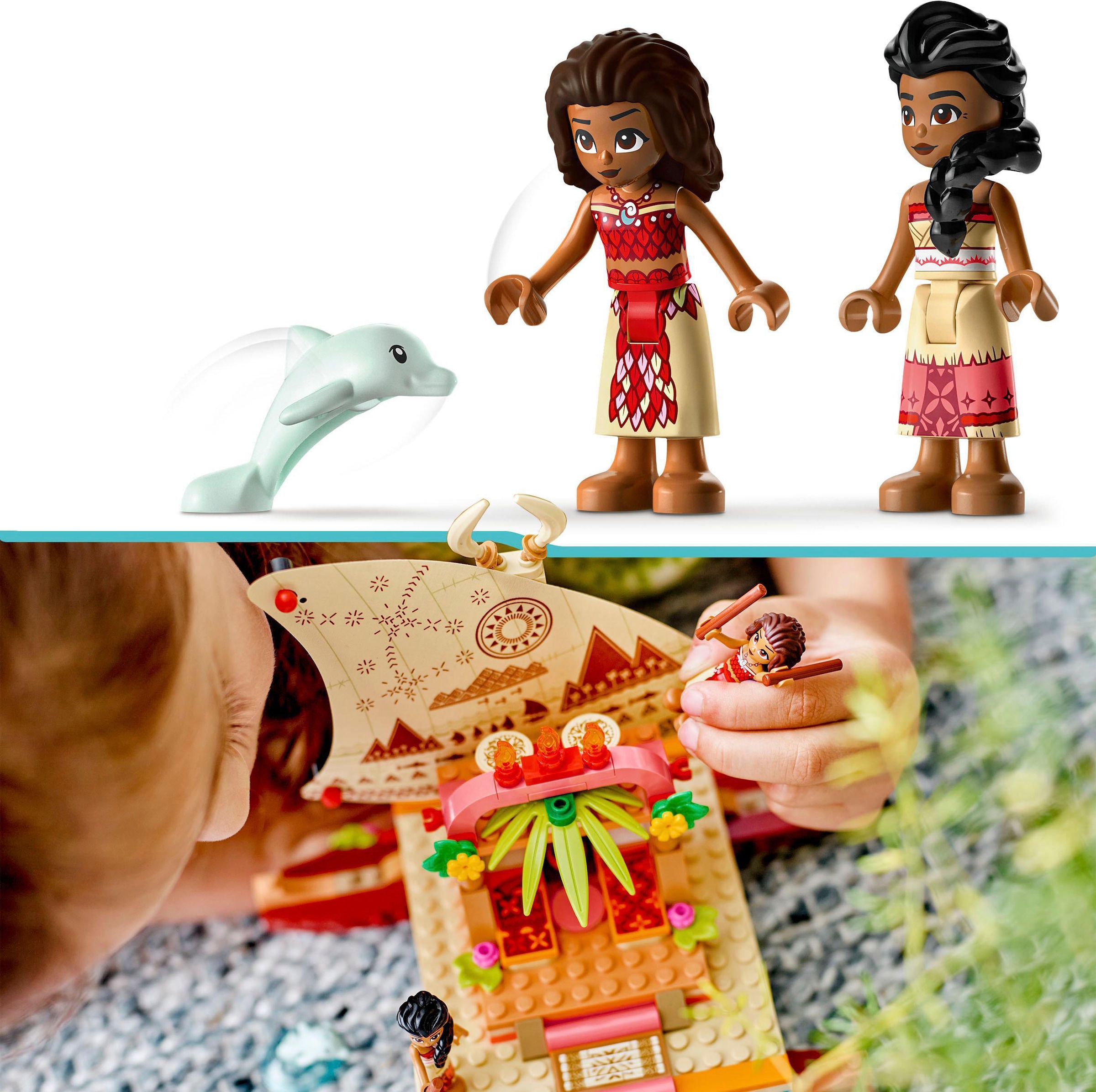 LEGO® Konstruktionsspielsteine »Vaianas Katamaran (43210), LEGO® Disney«, (321 St.), Made in Europe