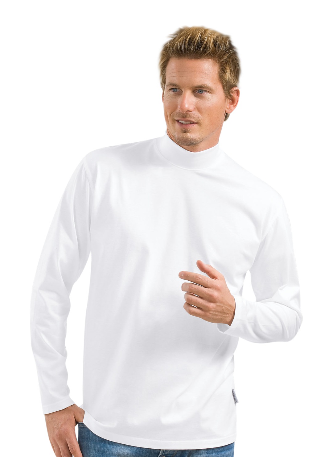 Trigema Langarmshirt, mit Stehkragen kaufen