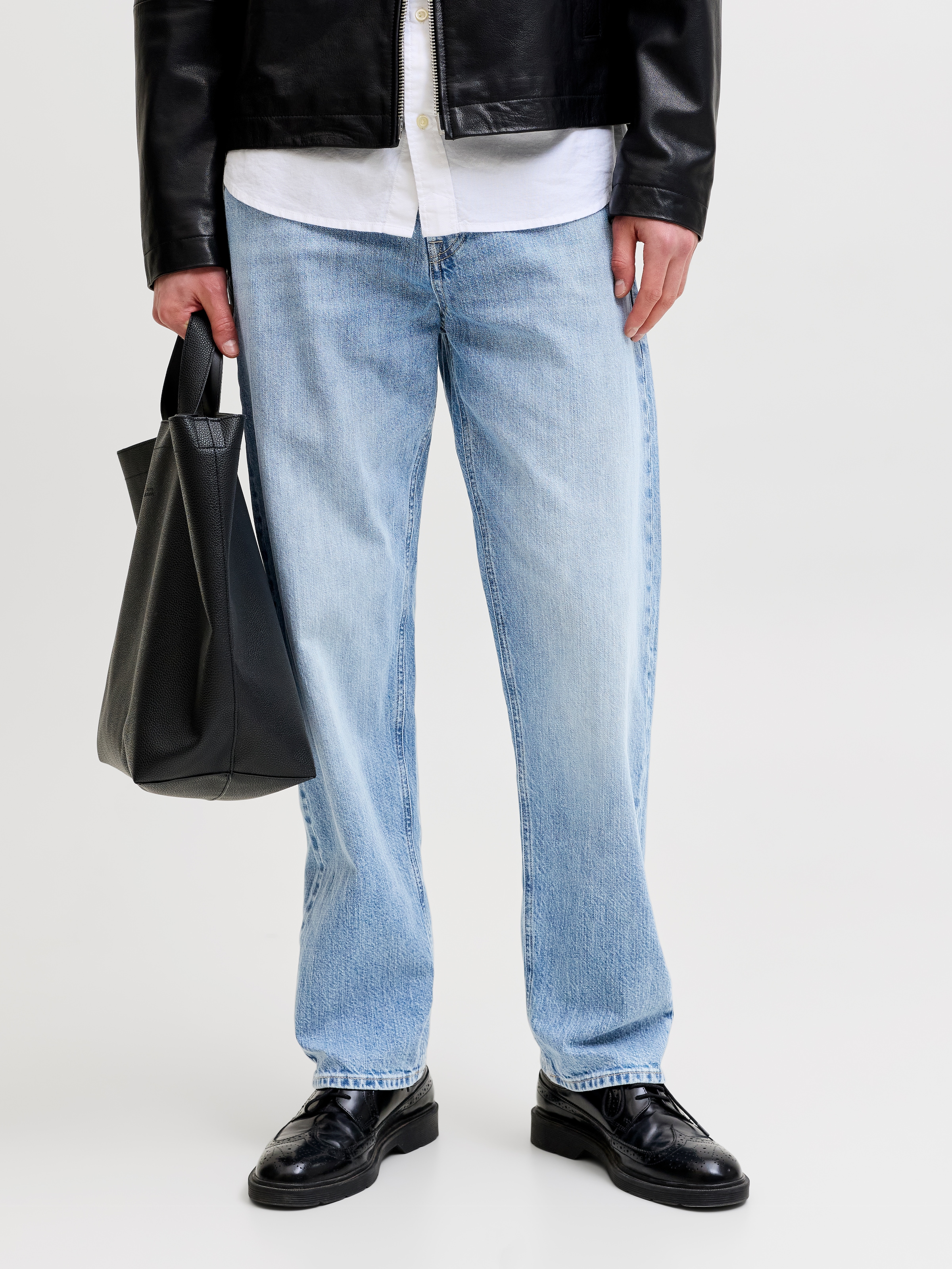Jack & Jones Loose-fit-Jeans "JJIEDDIE JJORIGINAL SQ" Baumwolle, loose fit
