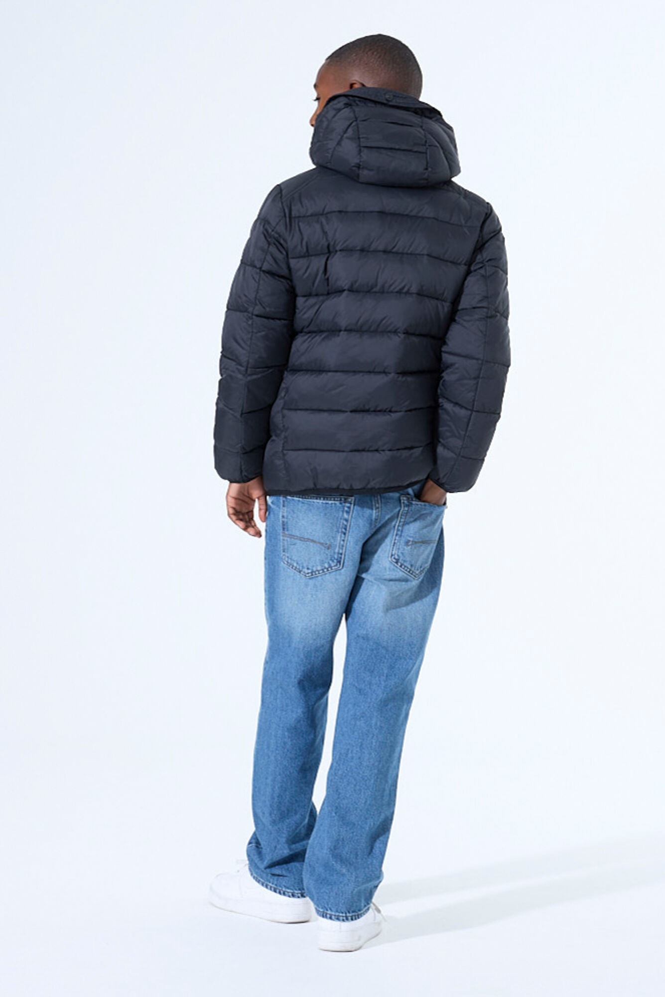 Garcia Steppjacke, mit Kapuze, mit Logo Stickerei for BOYS