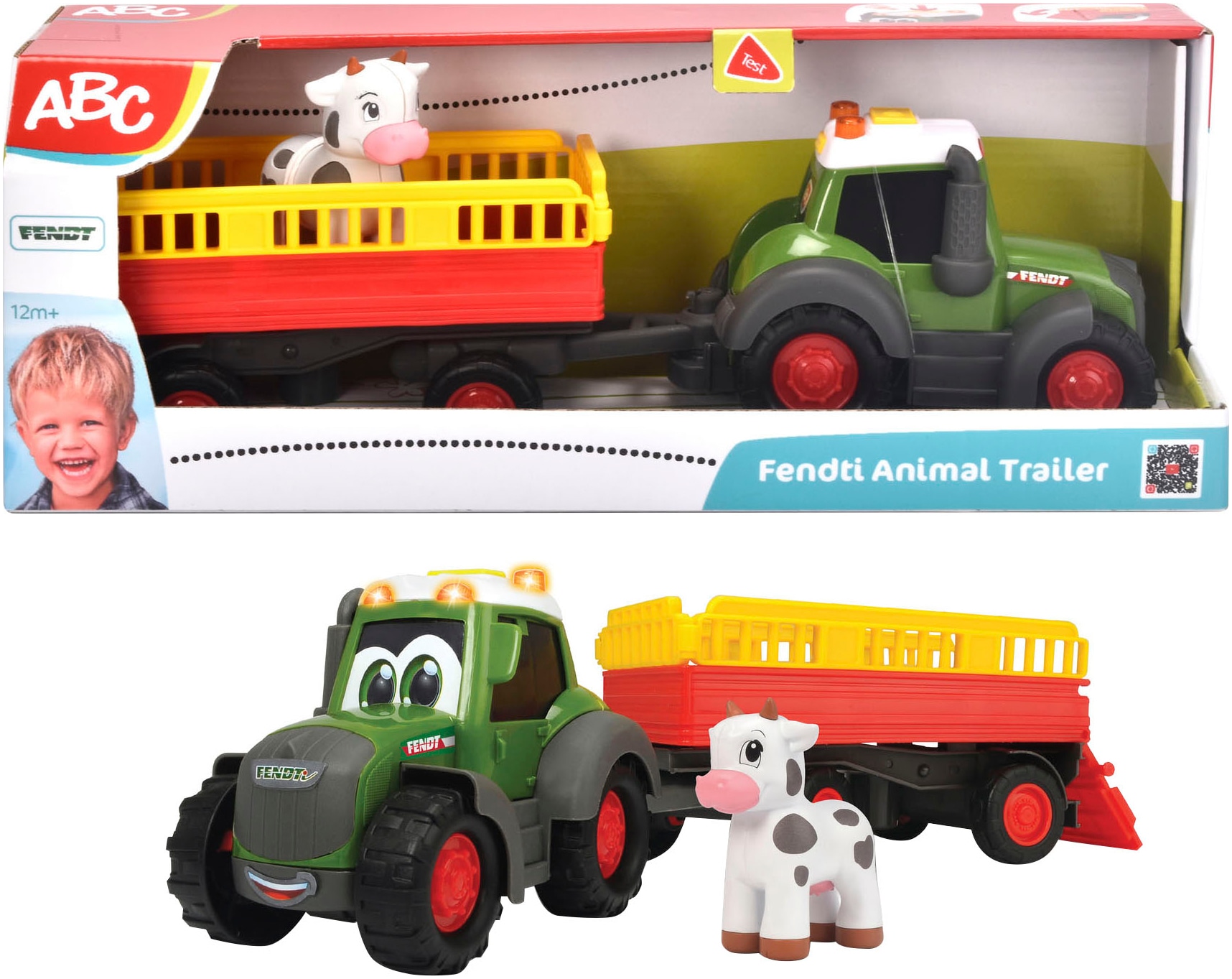 ABC Spielzeug-Traktor »ABC Fendti Animal Trailer«, mit Licht und Sound